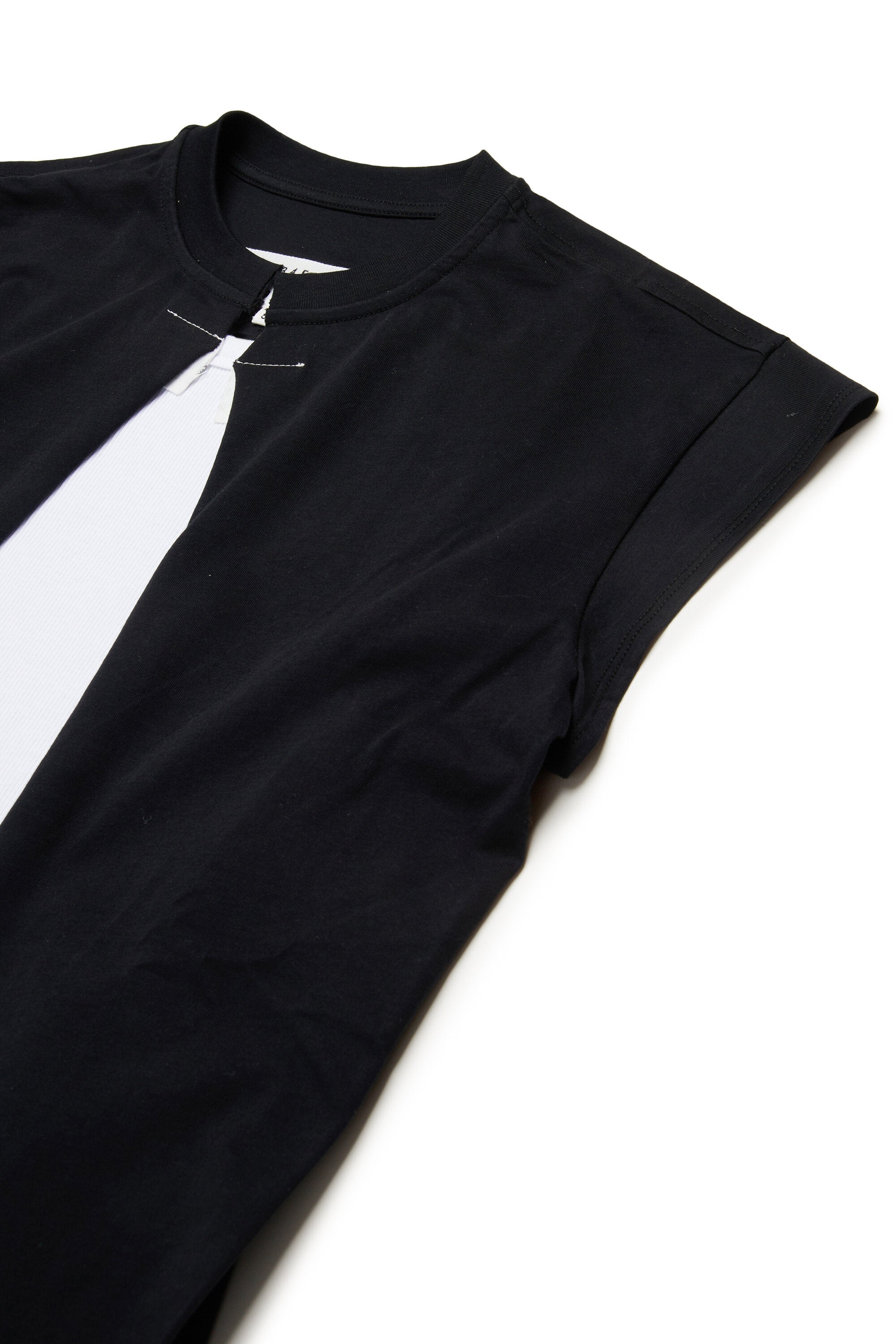 Re-cut dress with raw cut details