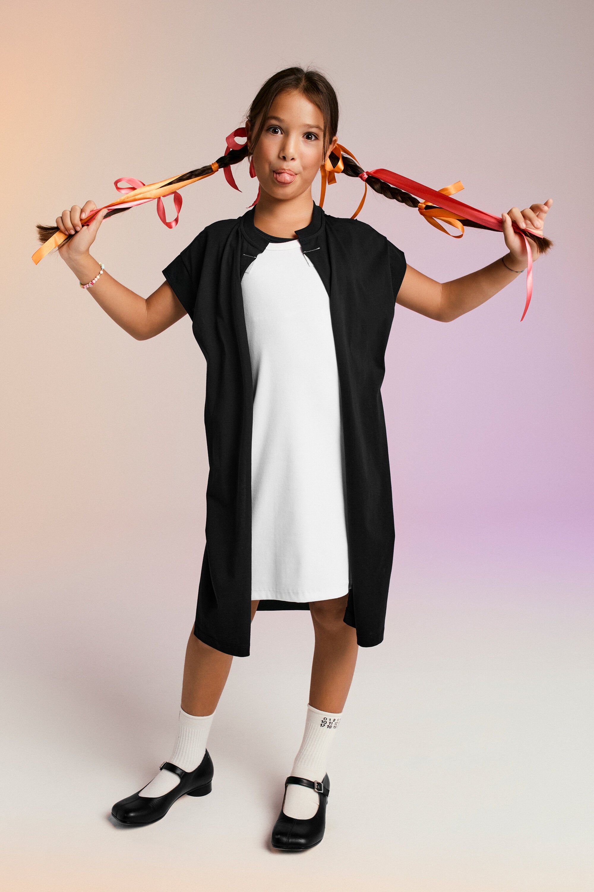 Re-cut dress with raw cut details