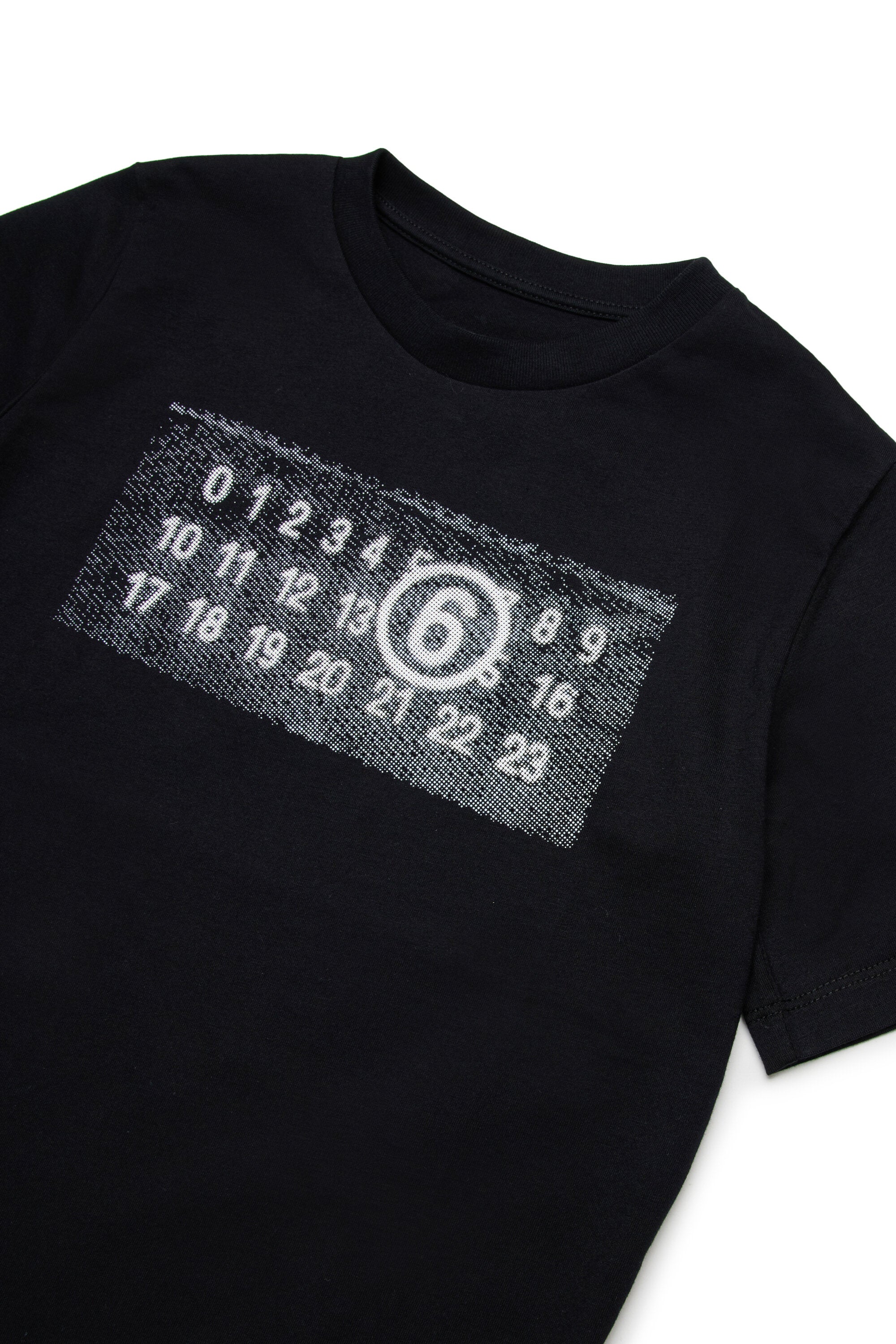 T-shirt in jersey con Numeric Logo Pixel