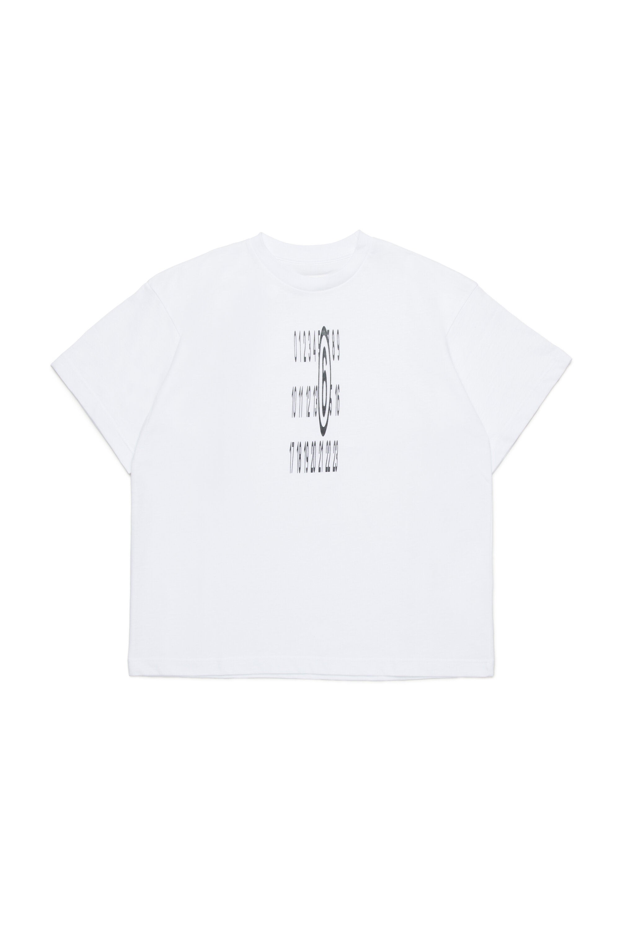 T-Shirt aus Stretch-Logo-Jersey