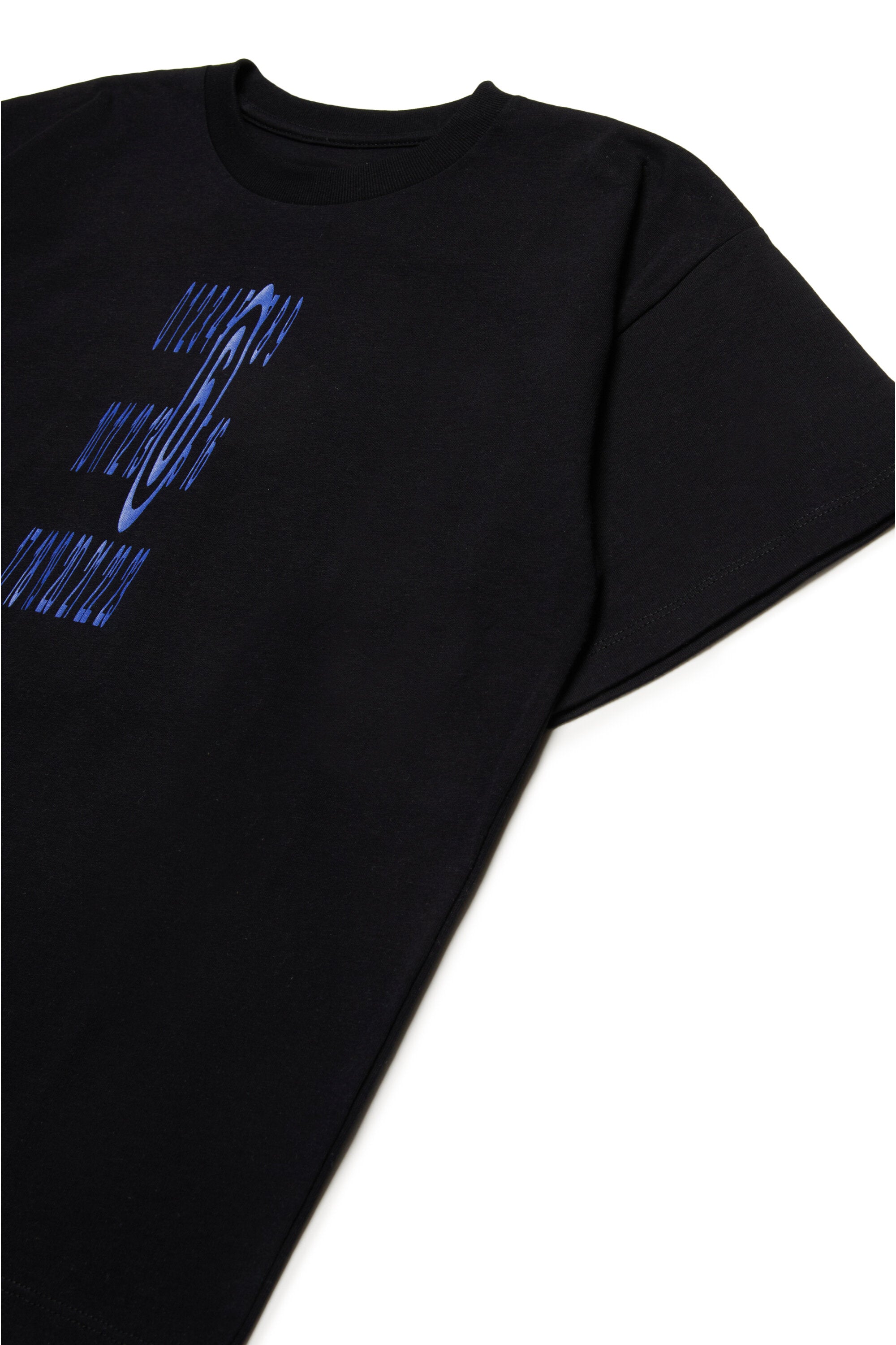 T-shirt in jersey con Stretched logo