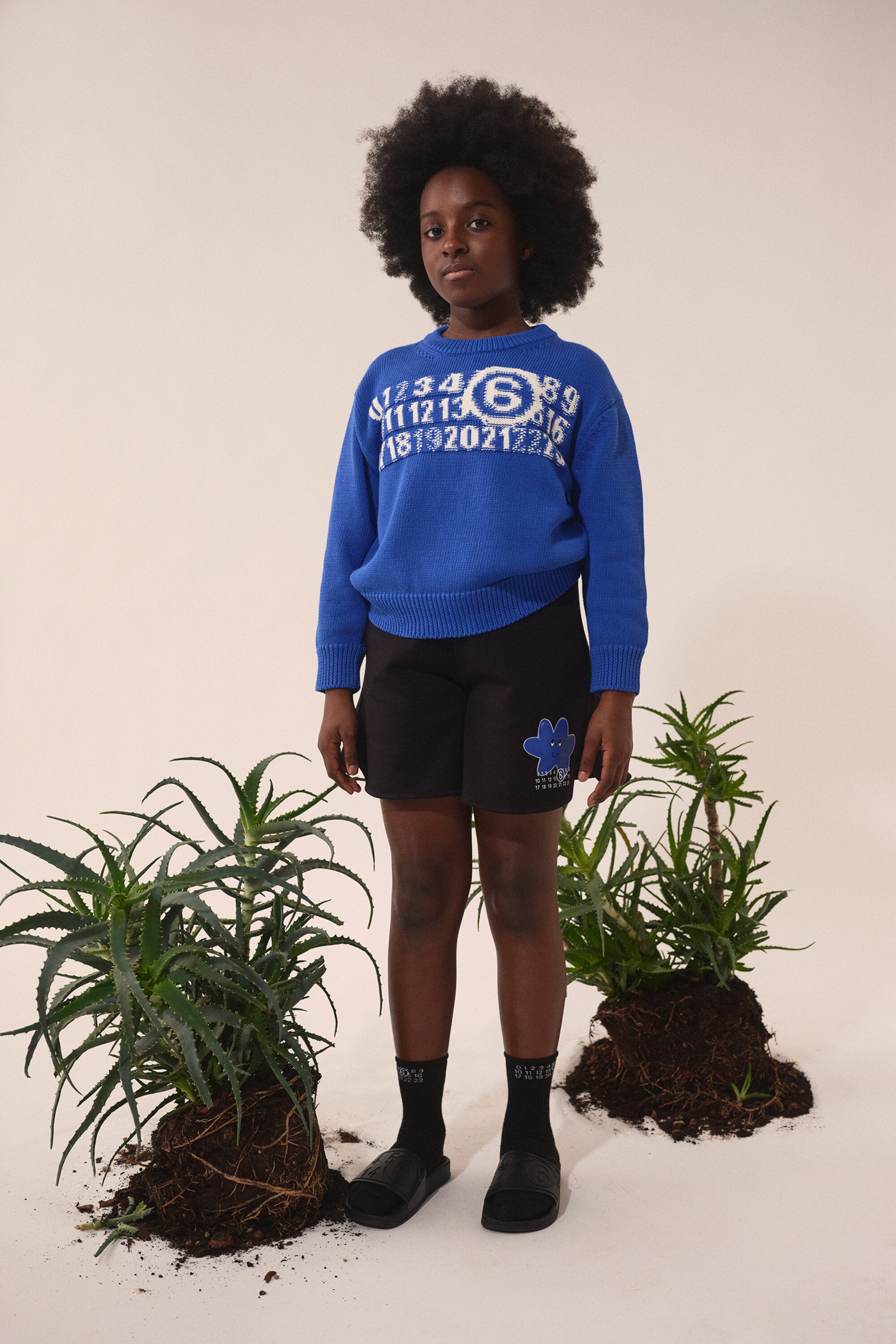 Pullover in maglia con Numeric logo