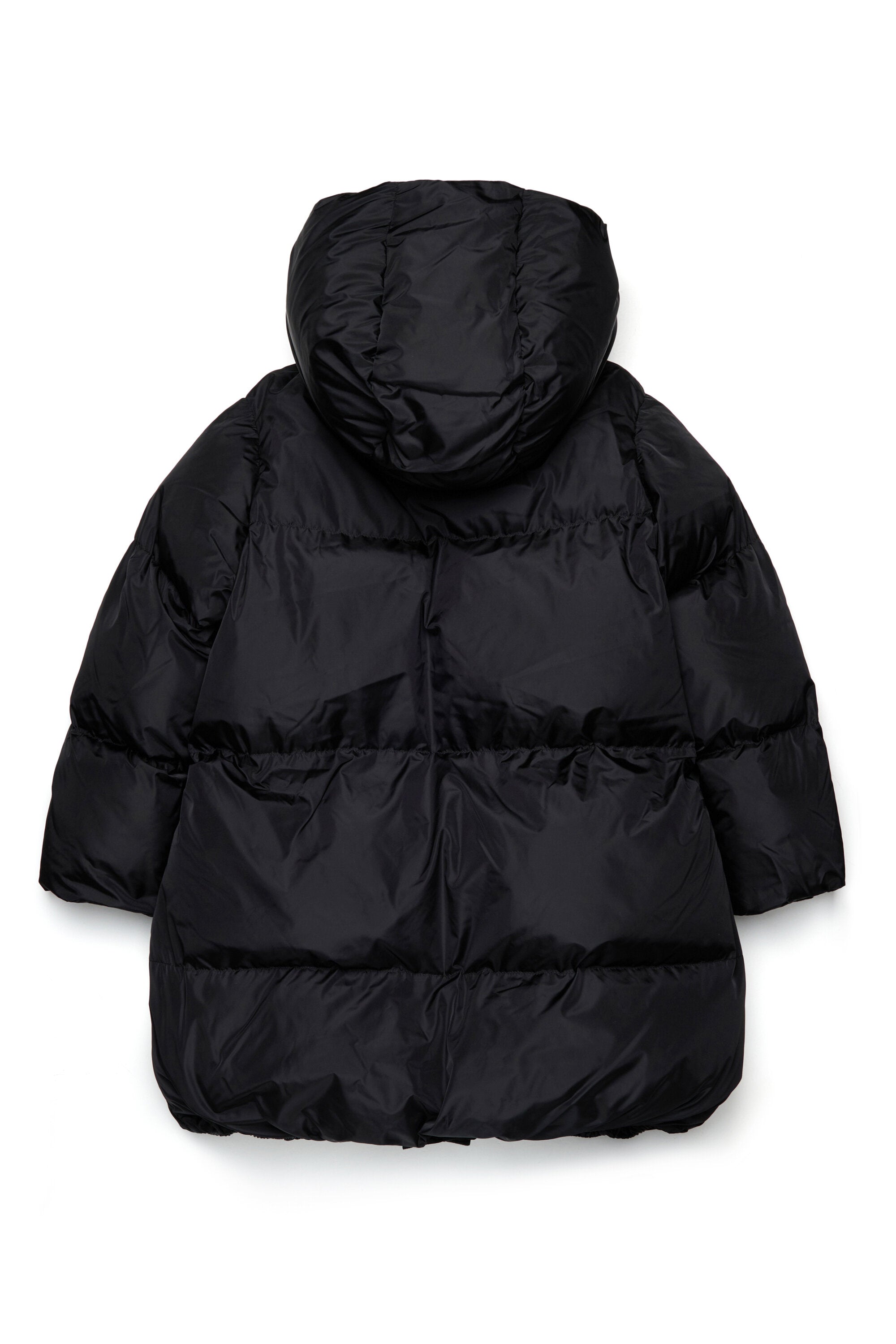 Long padded jacket with pockets