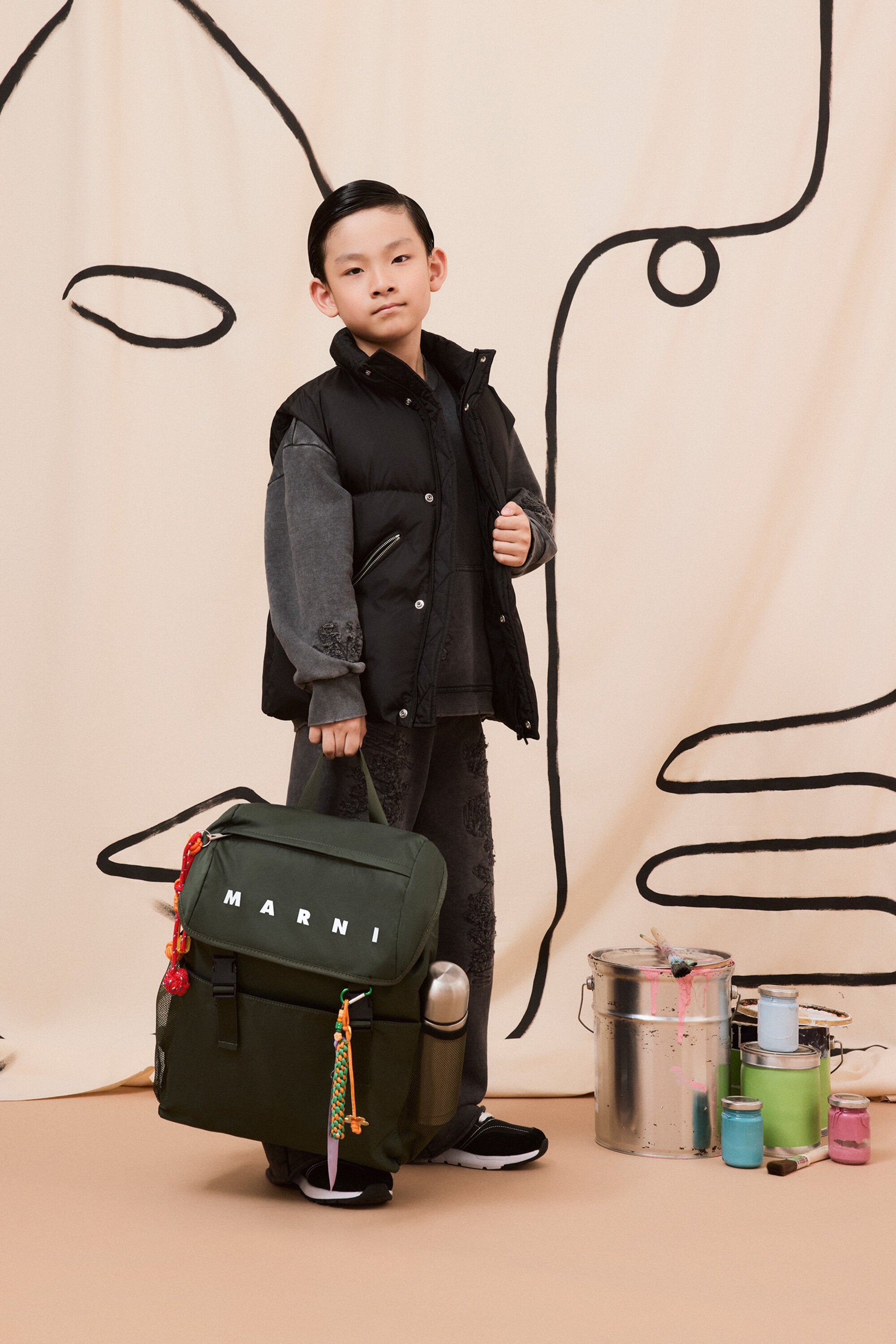 Gilet imbottito con zip