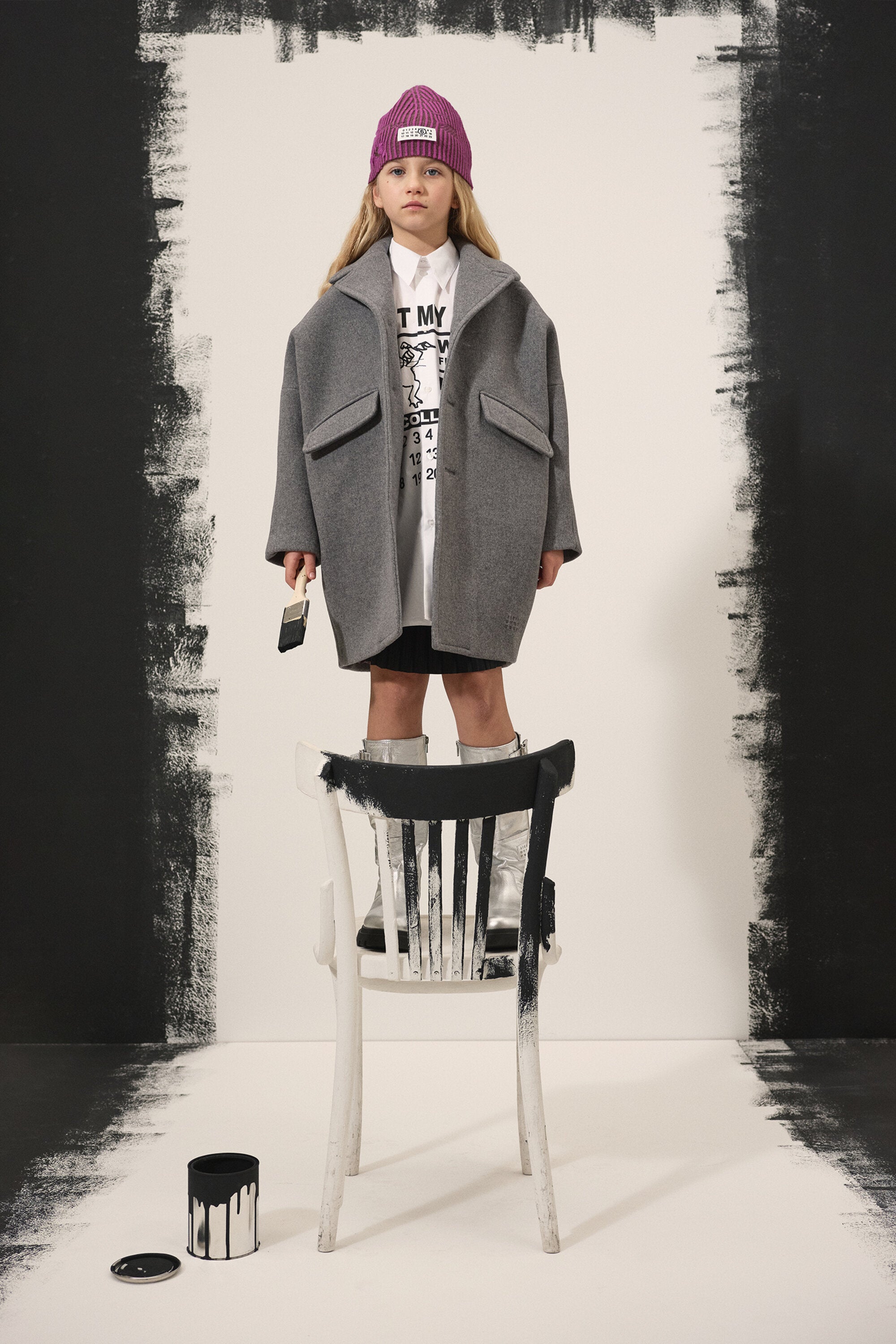 Manteau en forme d'œuf avec doublure intérieure