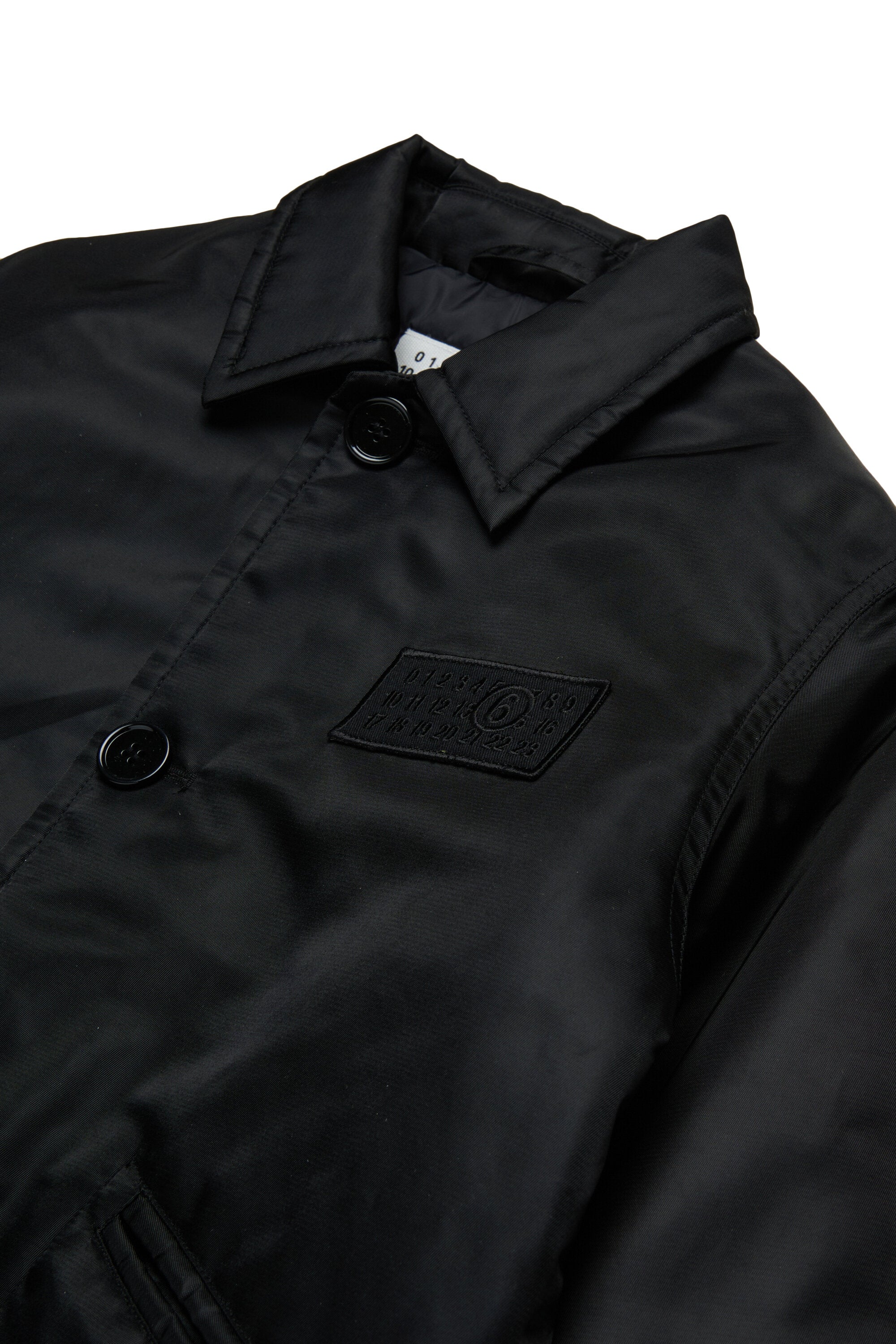 Twill jacket with patch