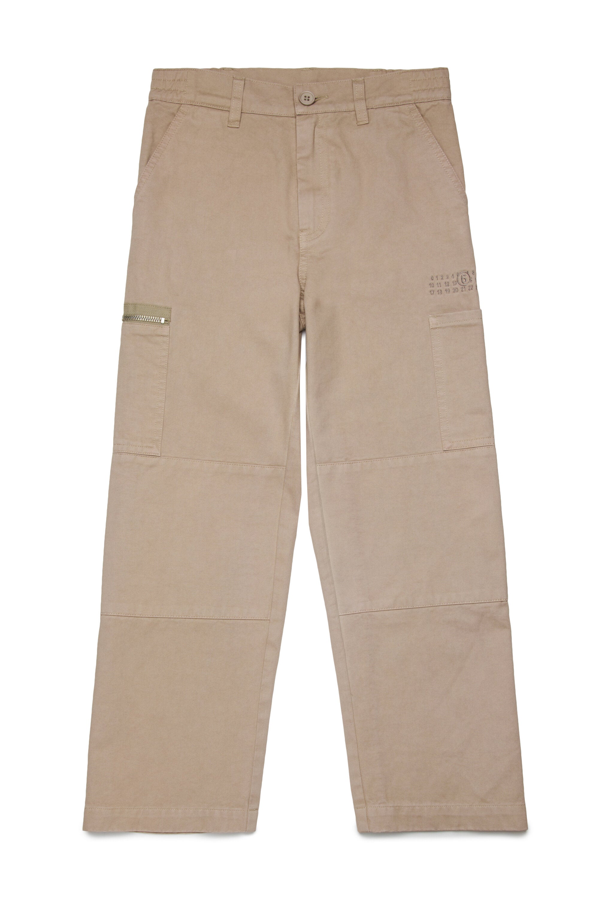 Pantaloni cargo in twill