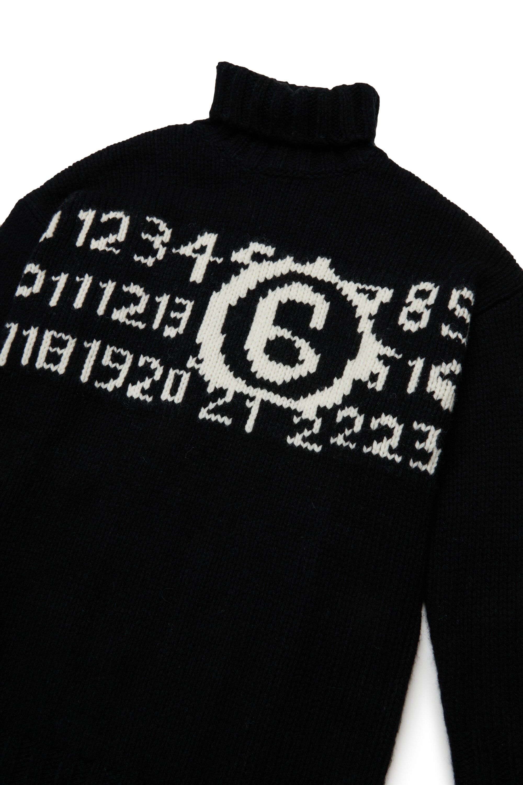 Abito mini in maglia con maxi logo