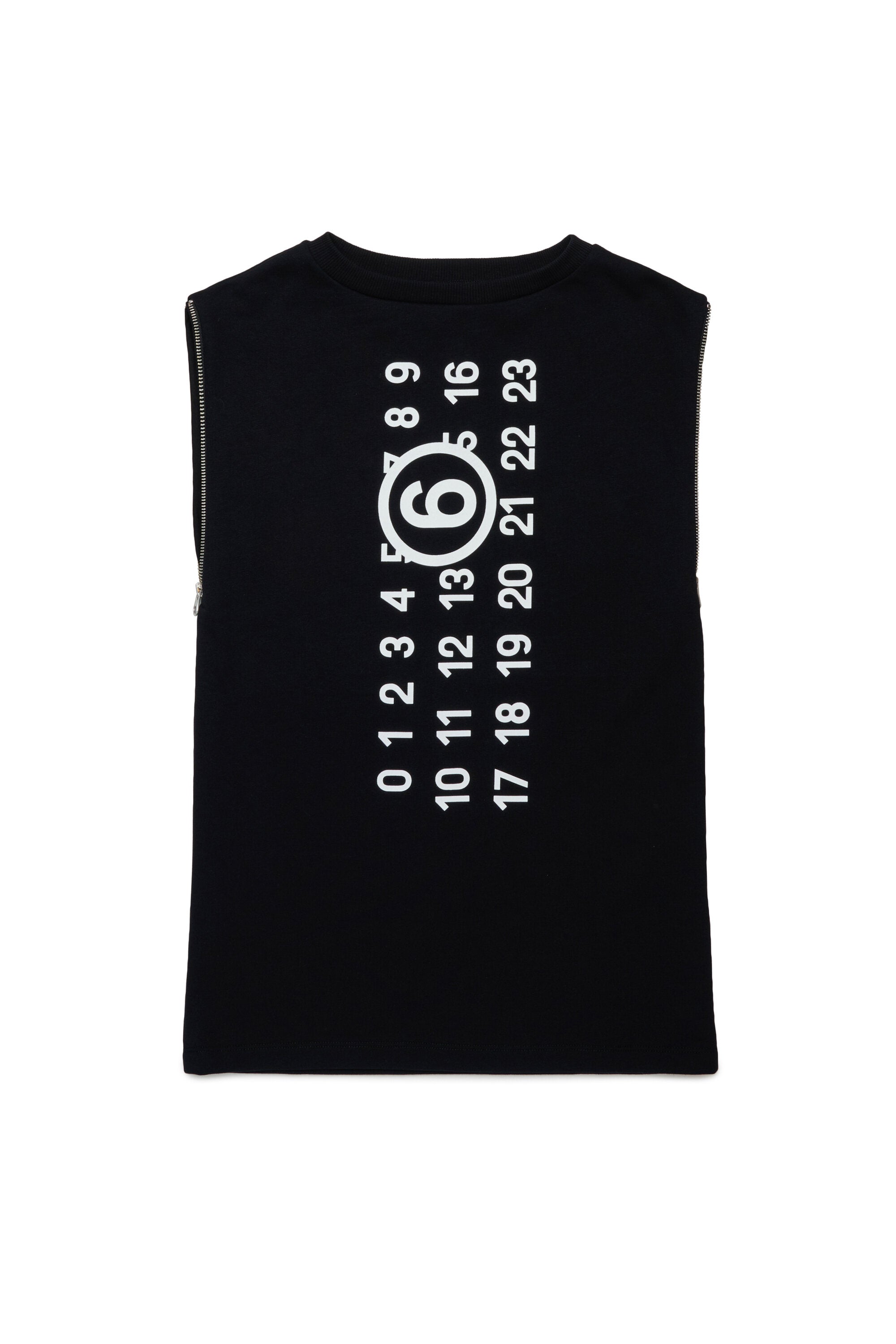 Robe courte en polaire avec logo maxi