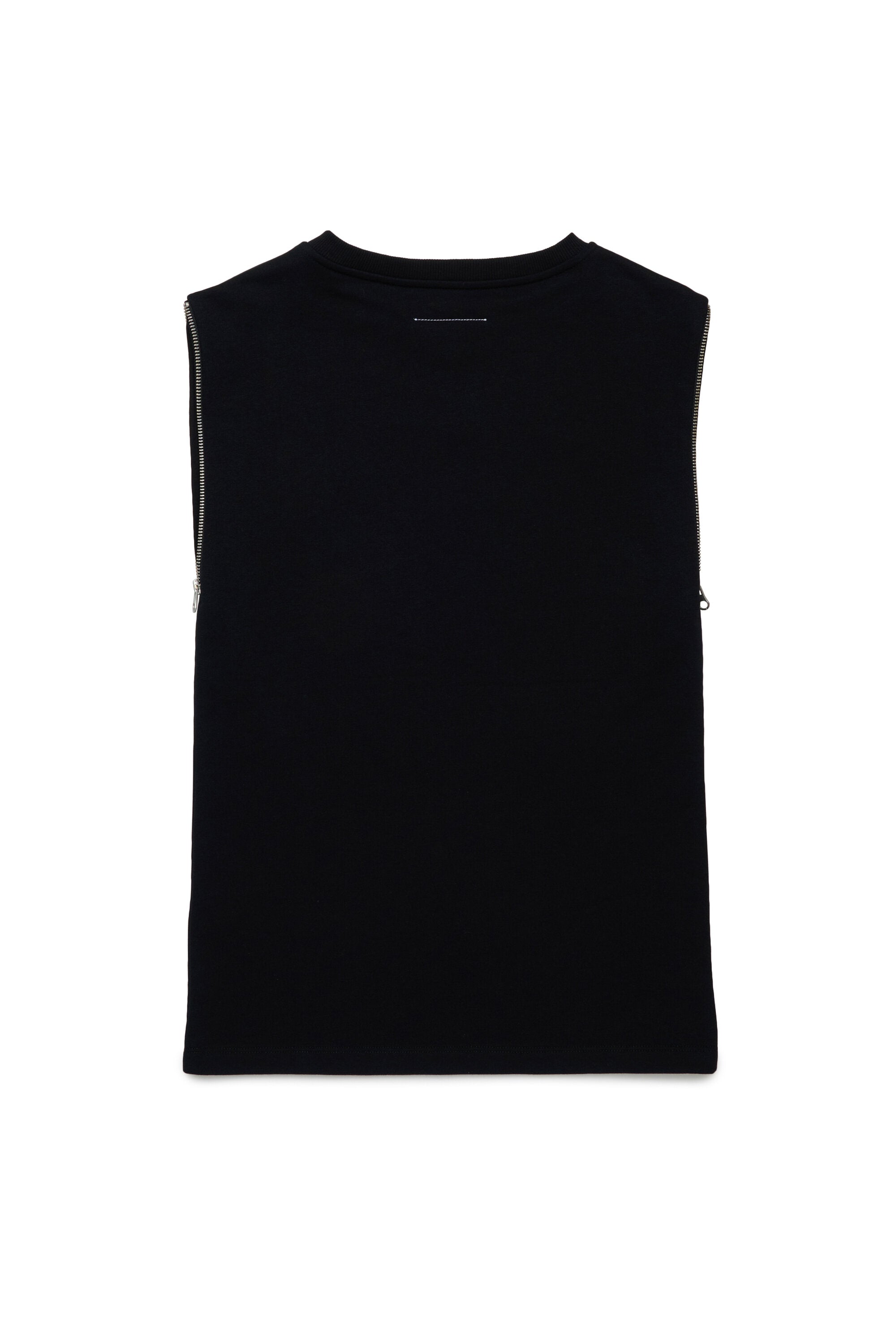 Short fleece dress with maxi logo