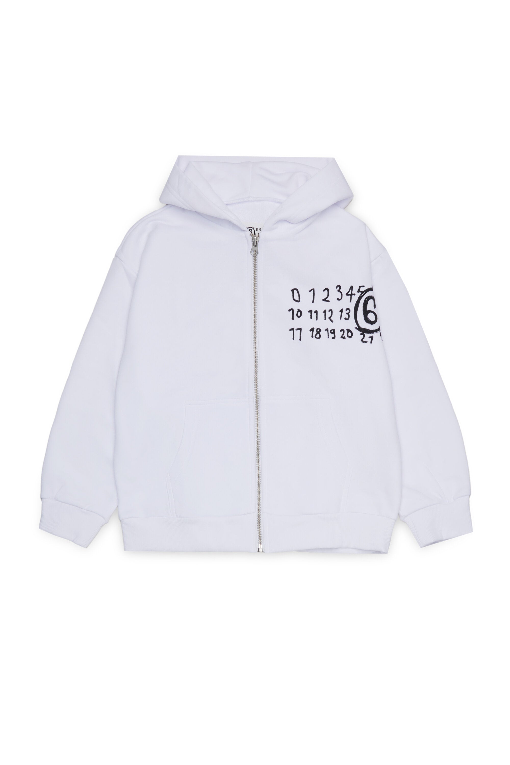Sweatshirt mit Kapuze und handgeschriebenem Logo