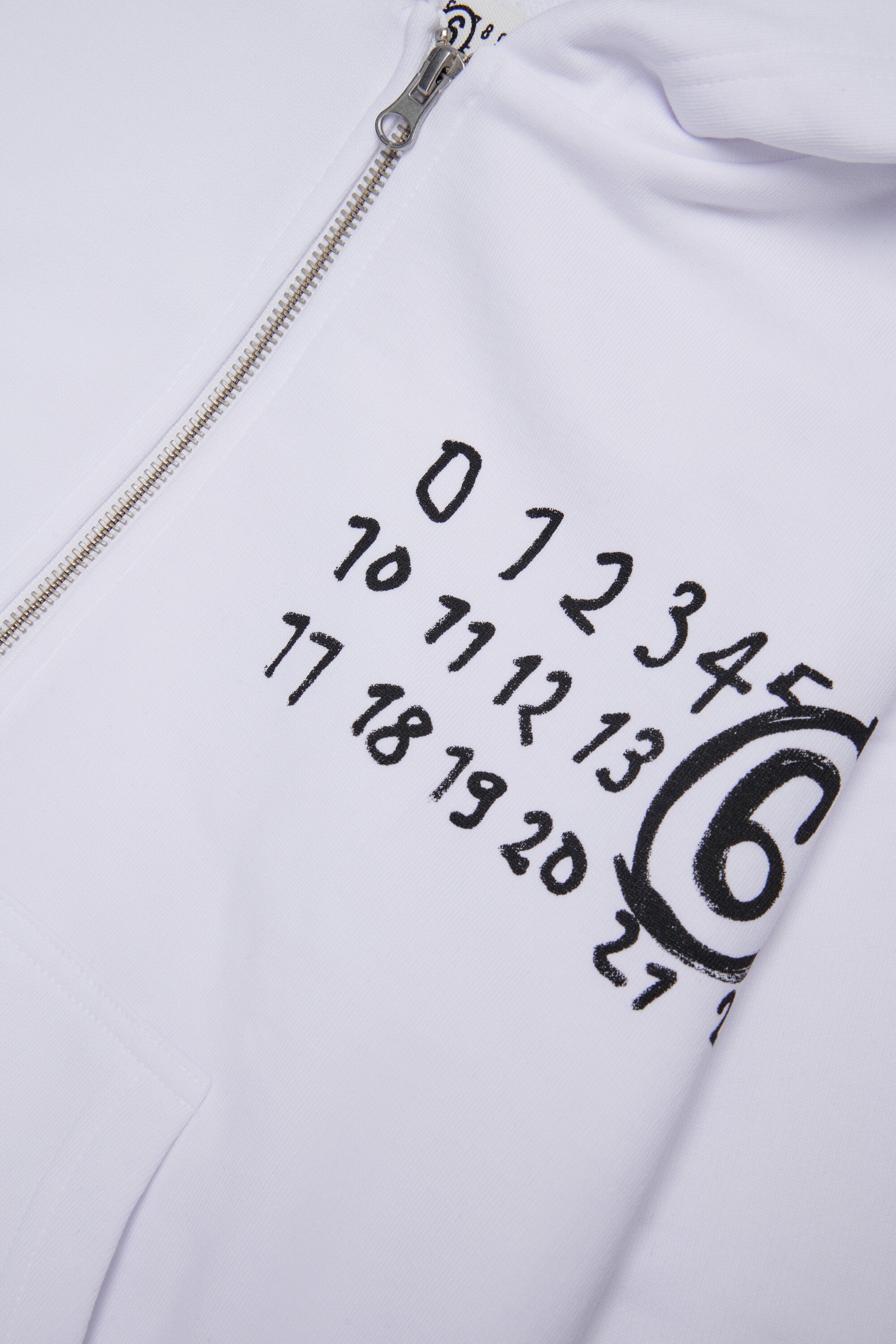 Sweatshirt mit Kapuze und handgeschriebenem Logo