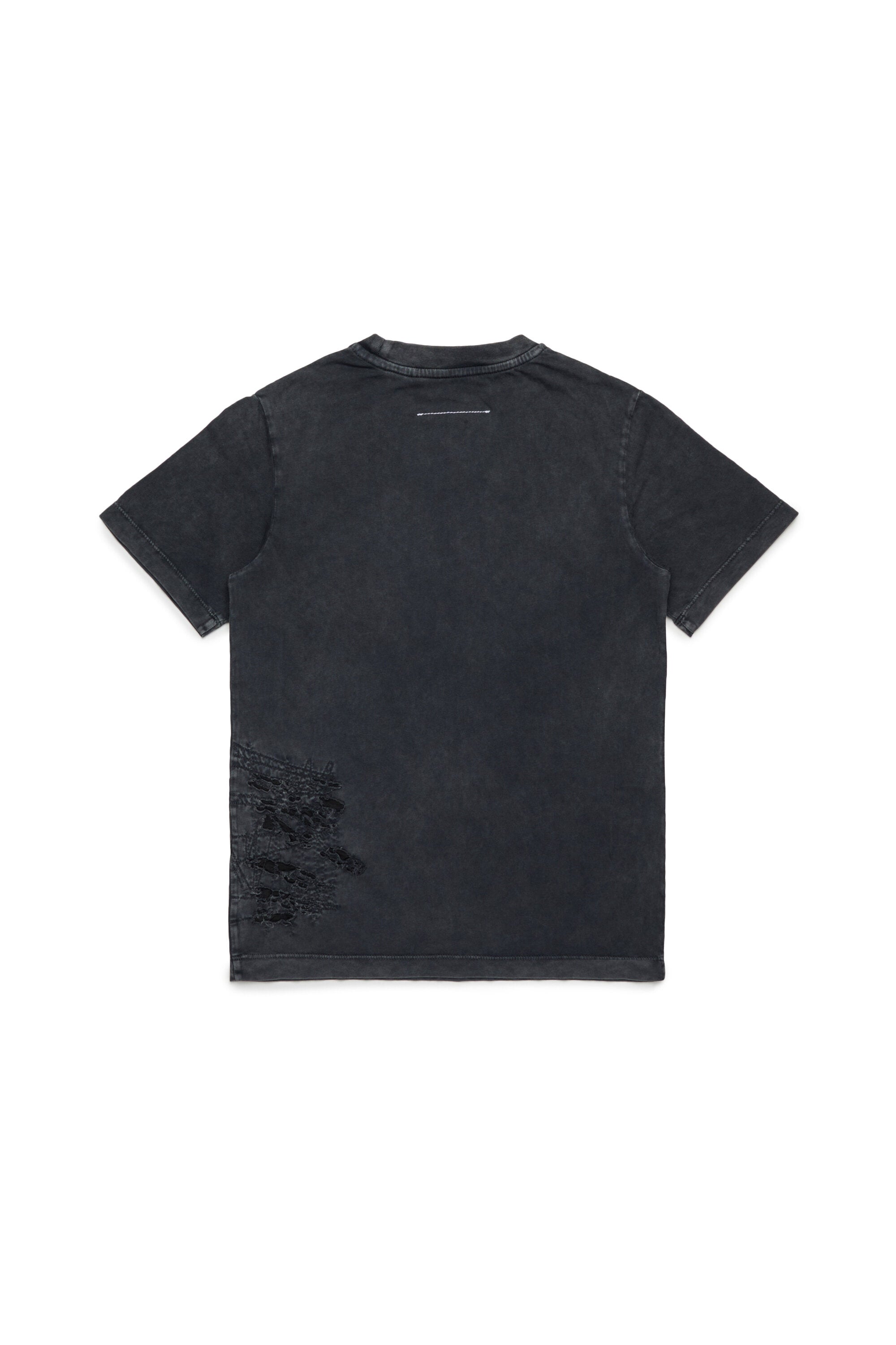 Jersey-T-Shirt mit Flickstellen