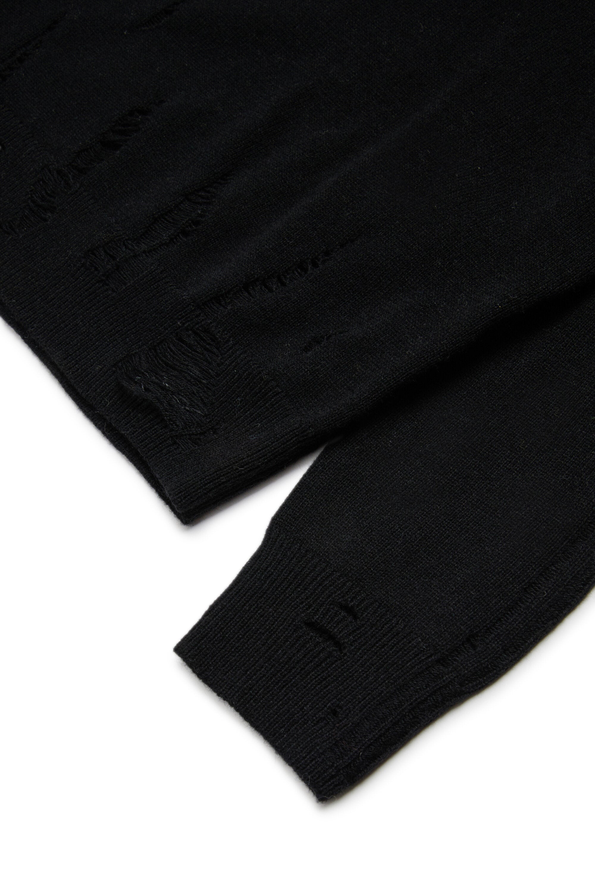 Pull en laine avec cassures