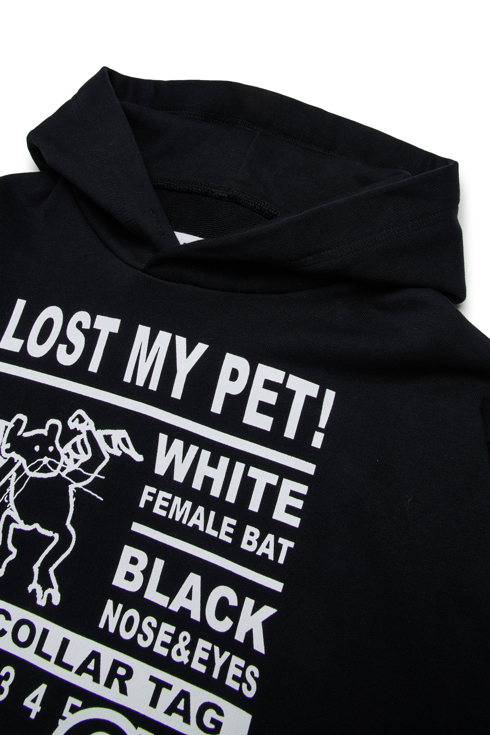 Sweatshirt mit Kapuze und Lost My Pet Grafik