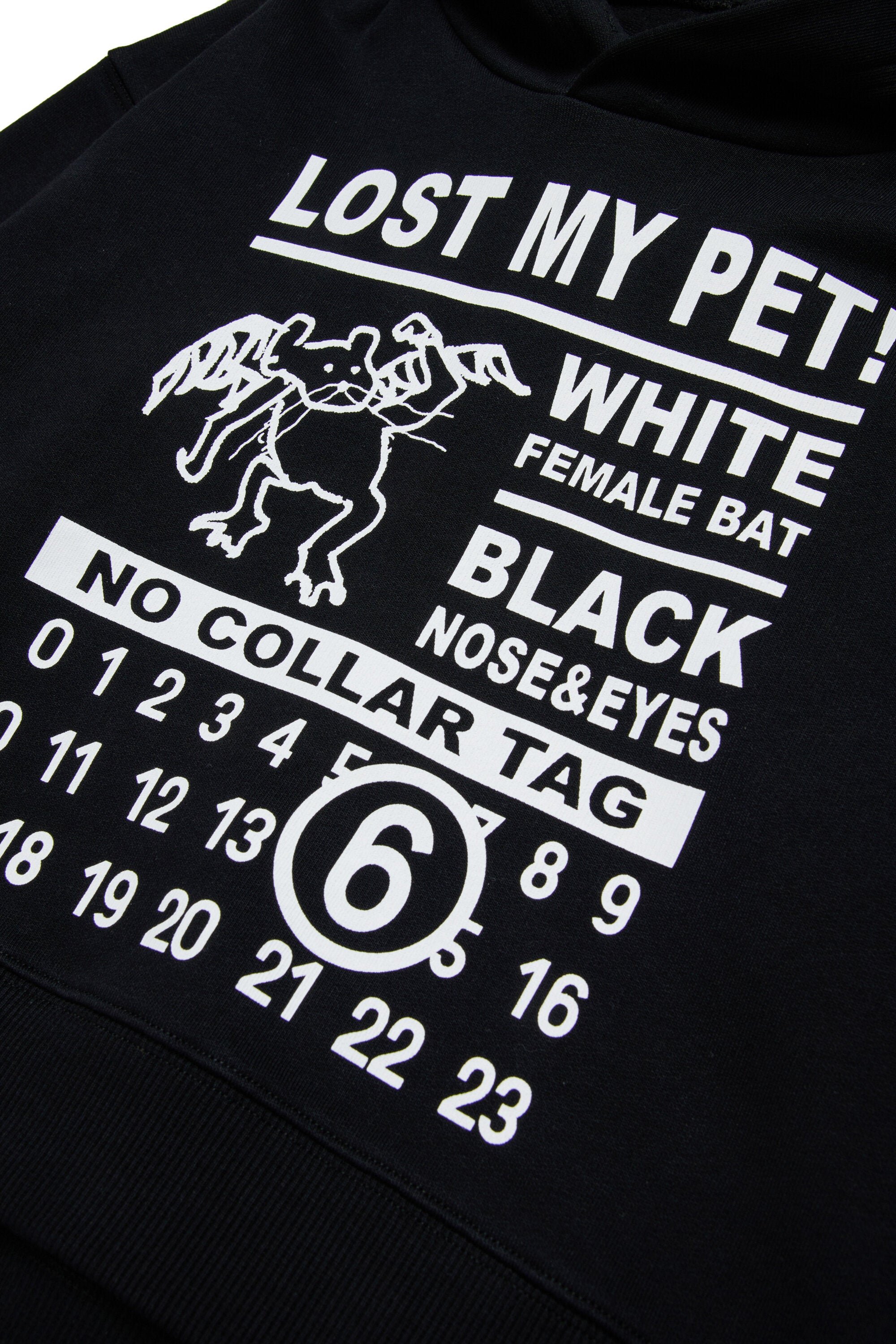 Sweatshirt mit Kapuze und Lost My Pet Grafik