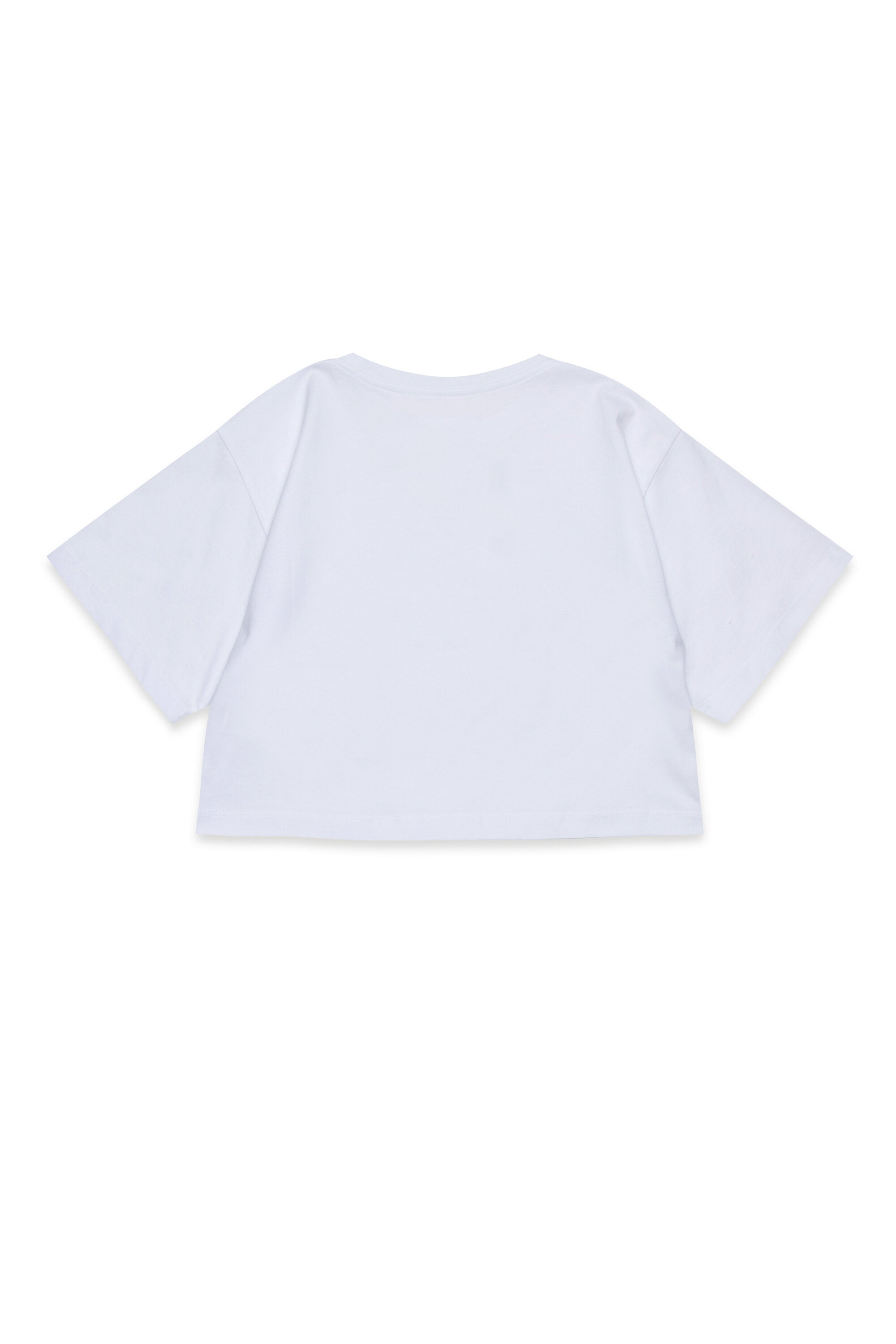 Cropped jersey T-shirt with Numeric logo