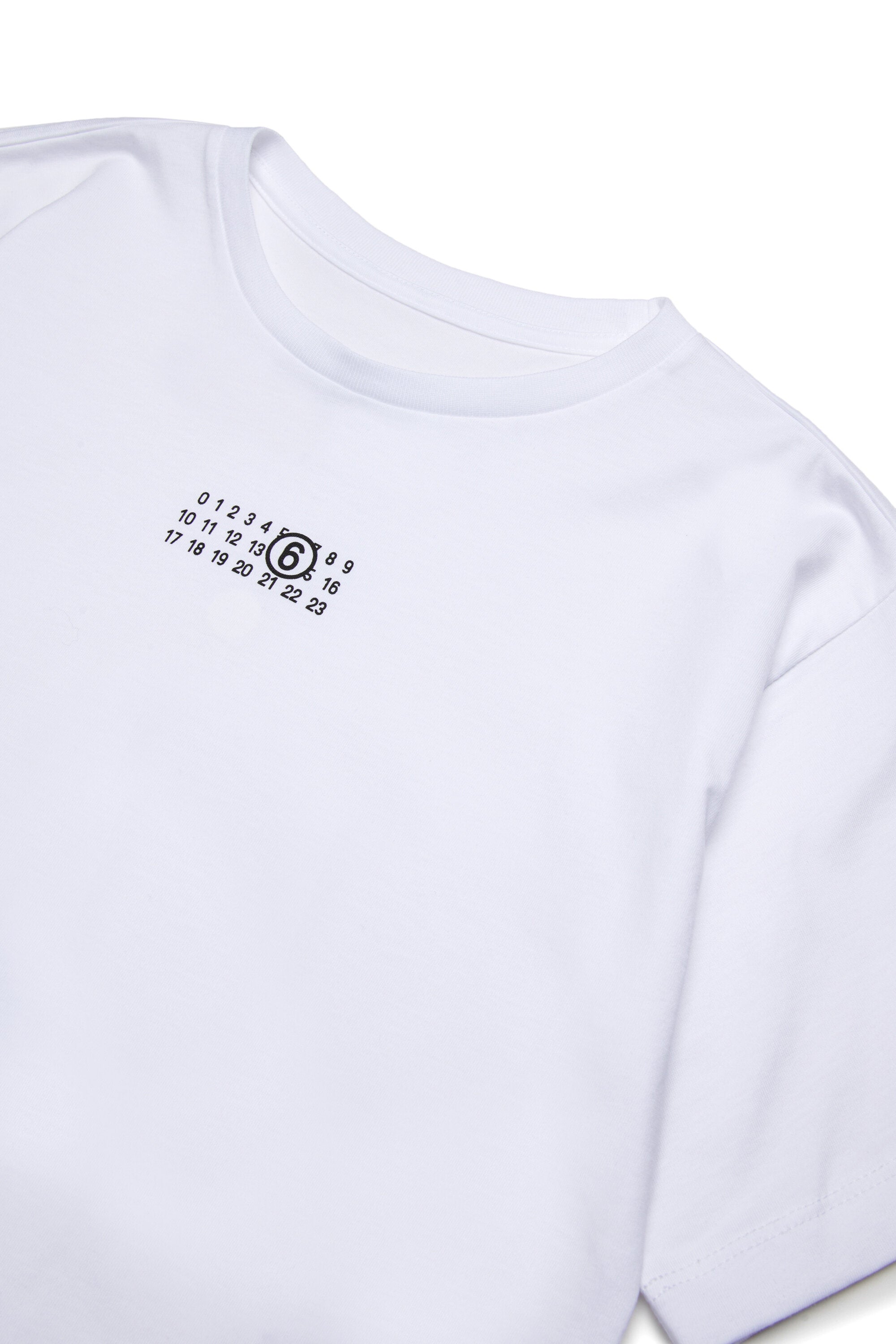 Gekürztes Jersey-T-Shirt mit Numeric-Logo