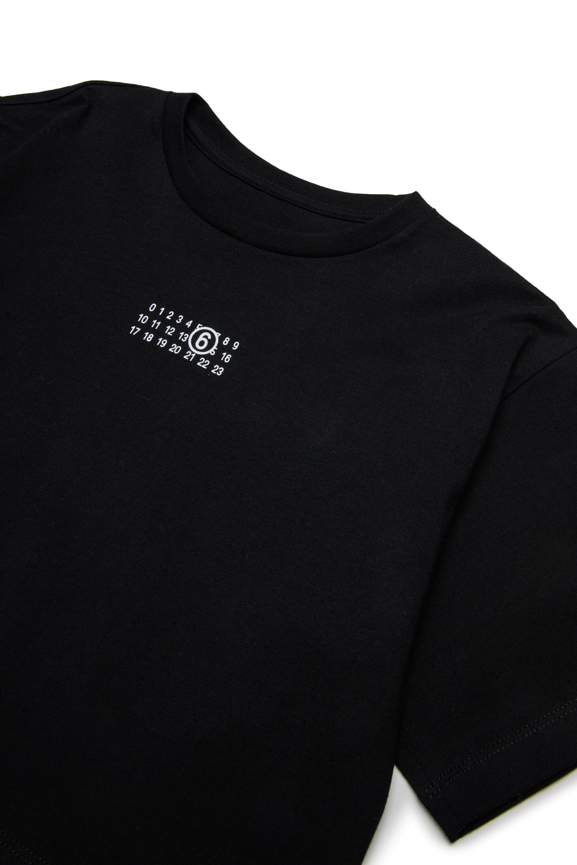 Gekürztes Jersey-T-Shirt mit Numeric-Logo