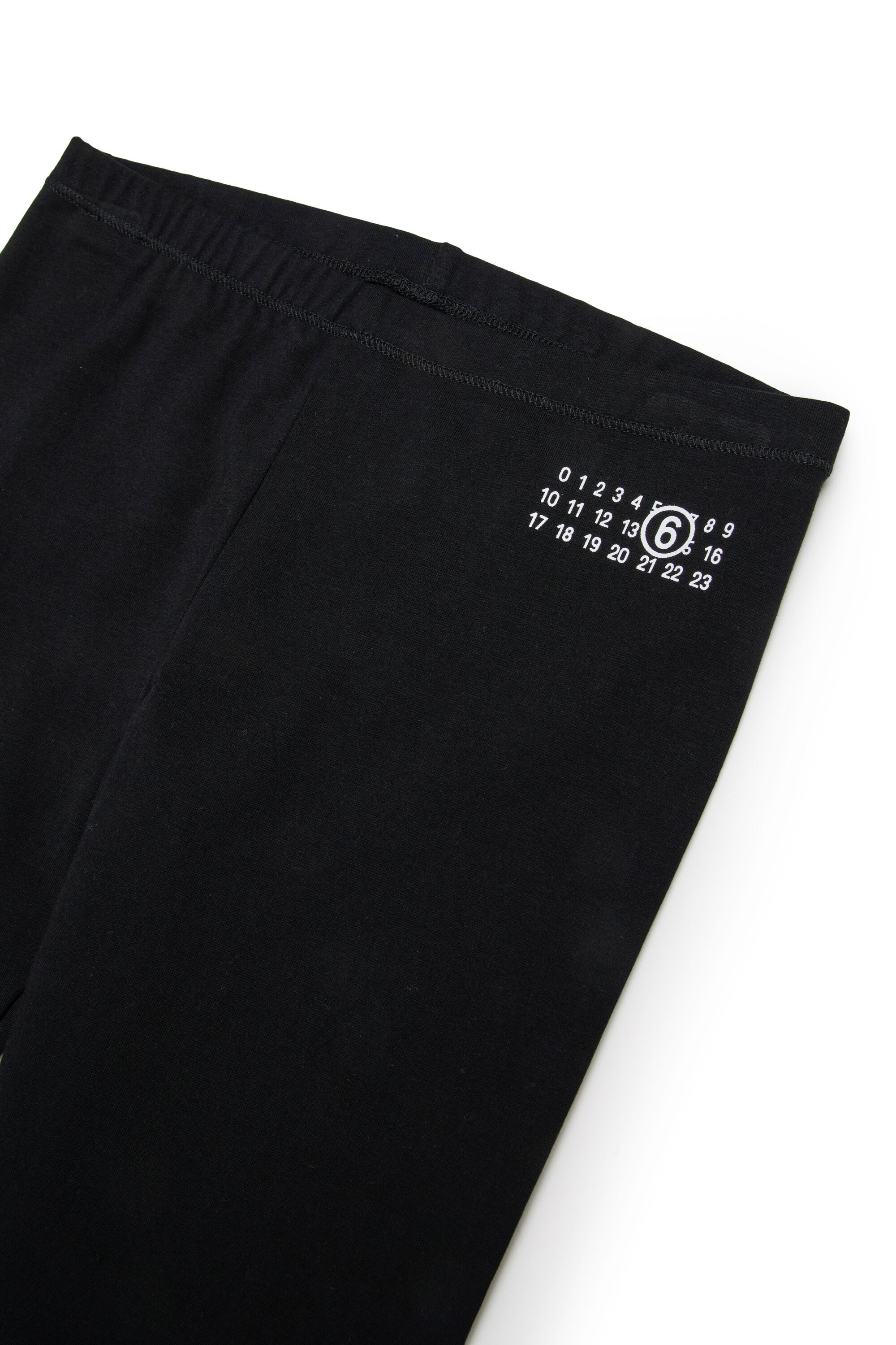 Leggings aus Stretch-Jersey mit numerischem Logo