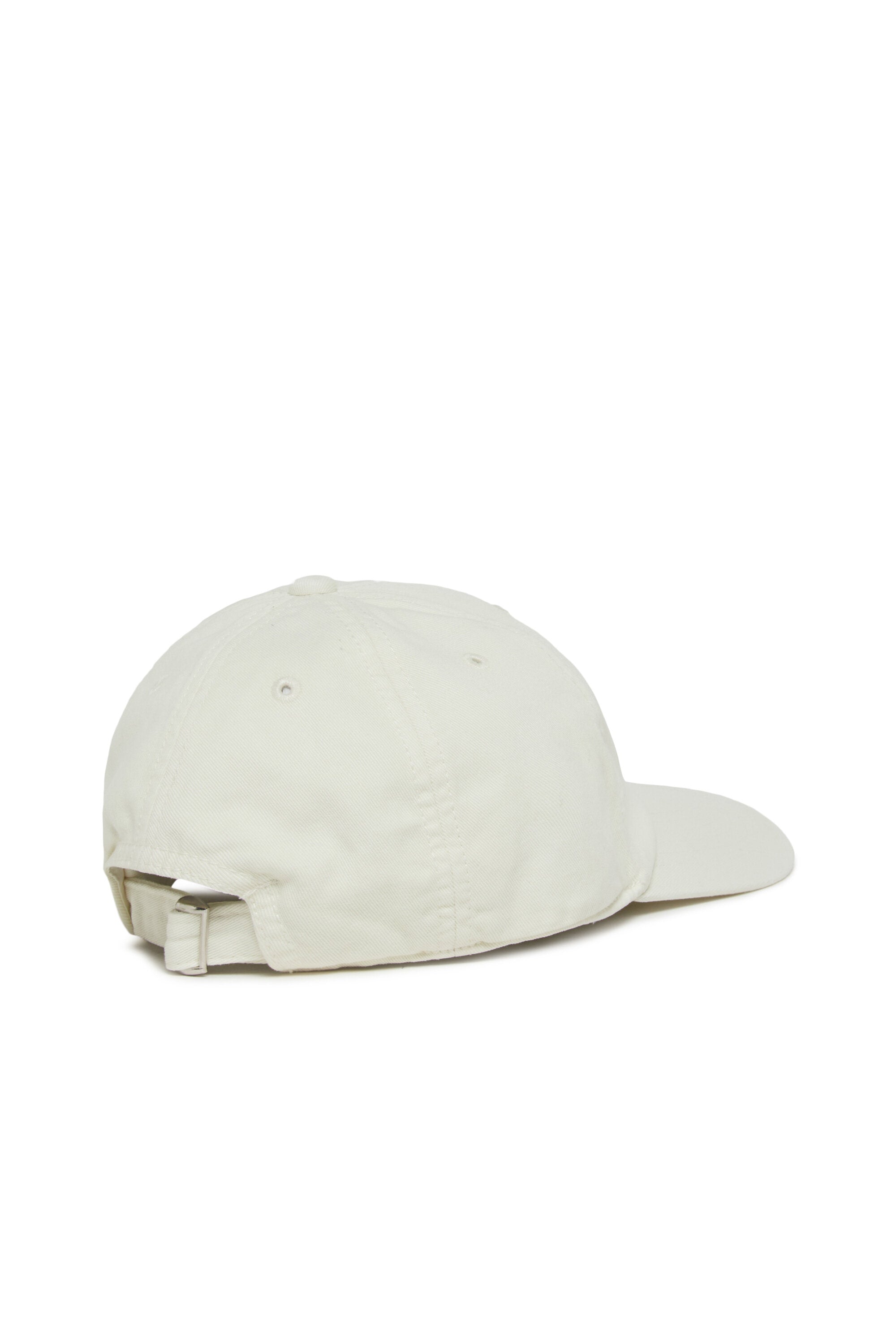 Cappello da baseball in gabardina effetto vissuto