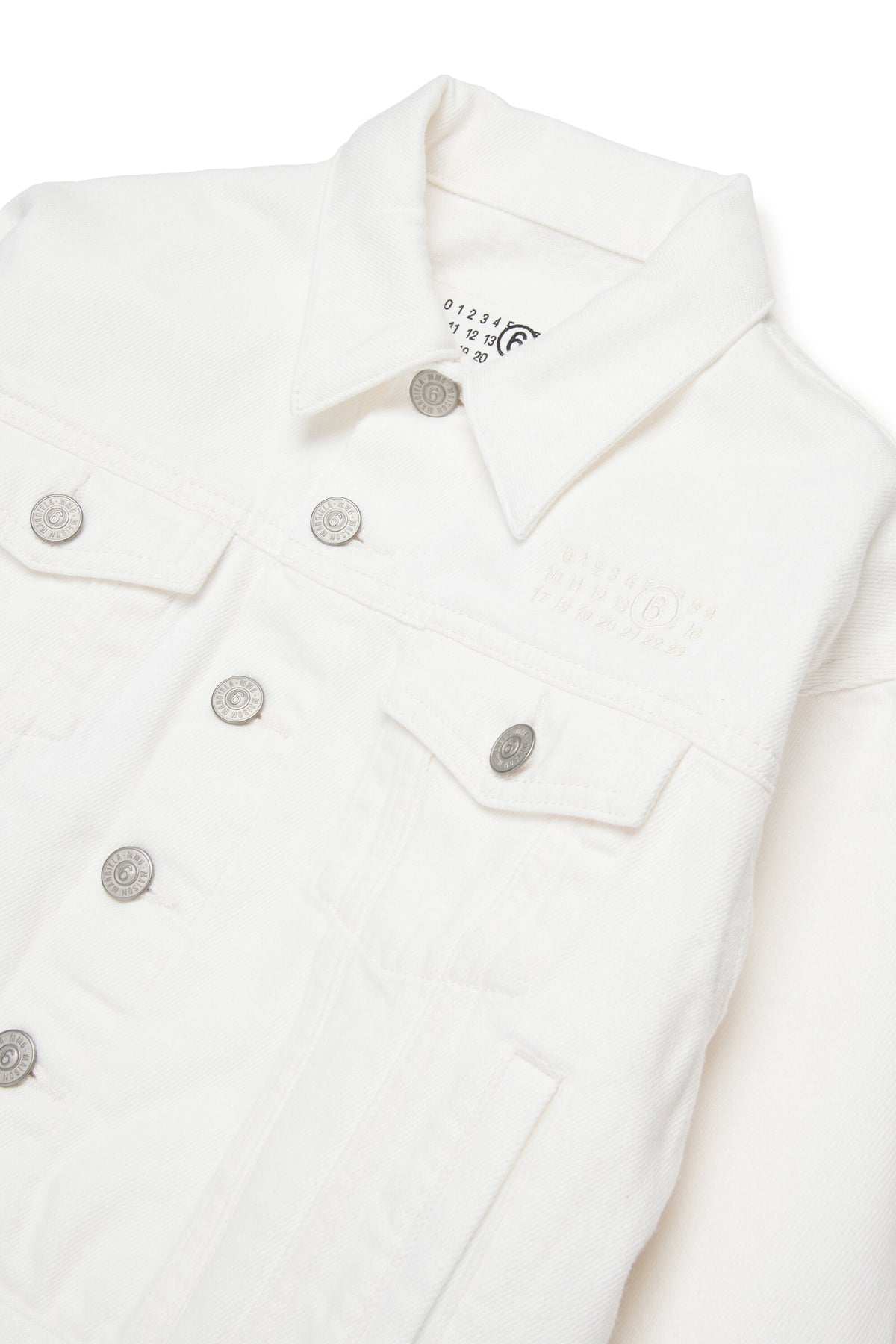 Chaqueta vaquera con logo estampado