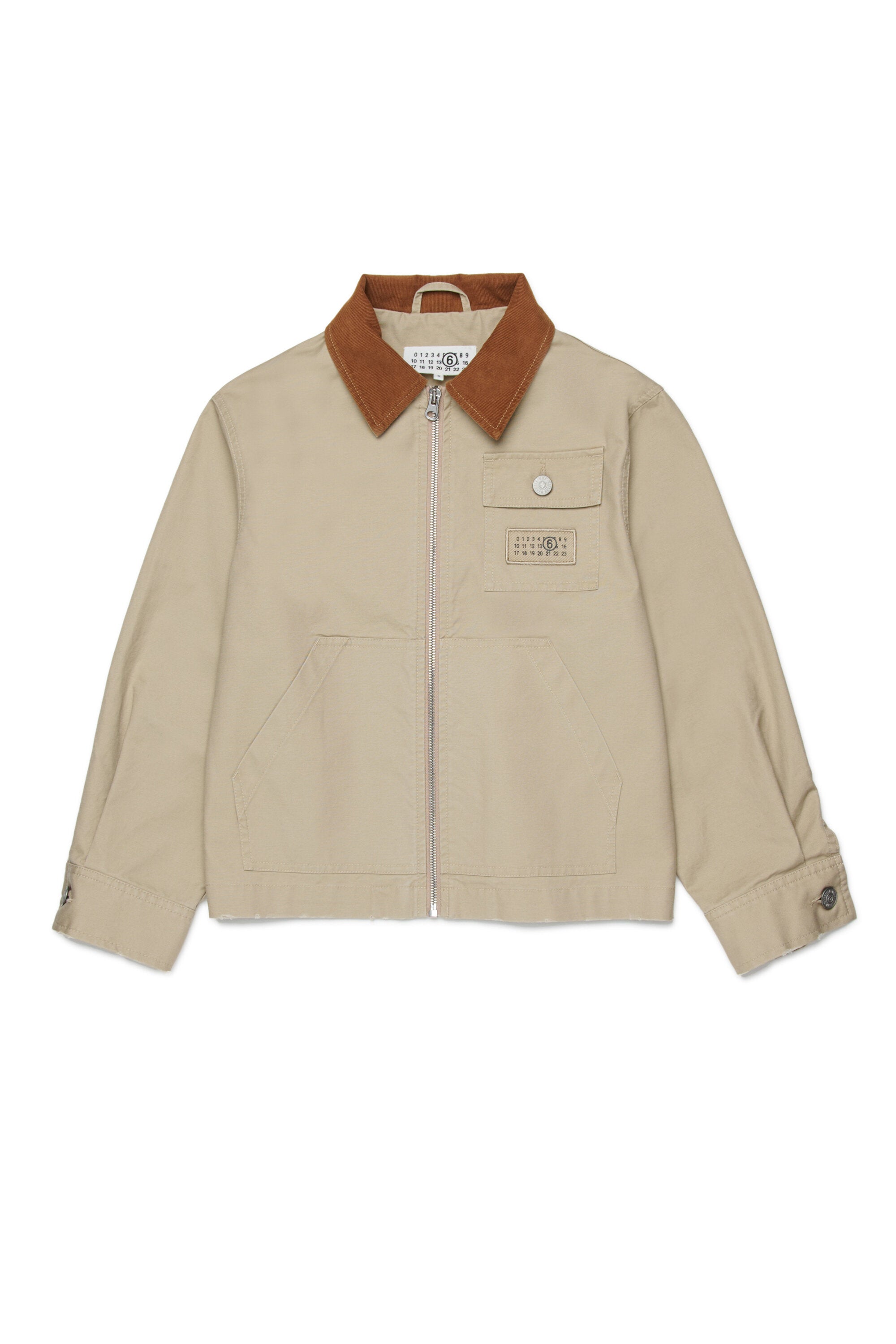 Chaqueta workwear con logo estampado