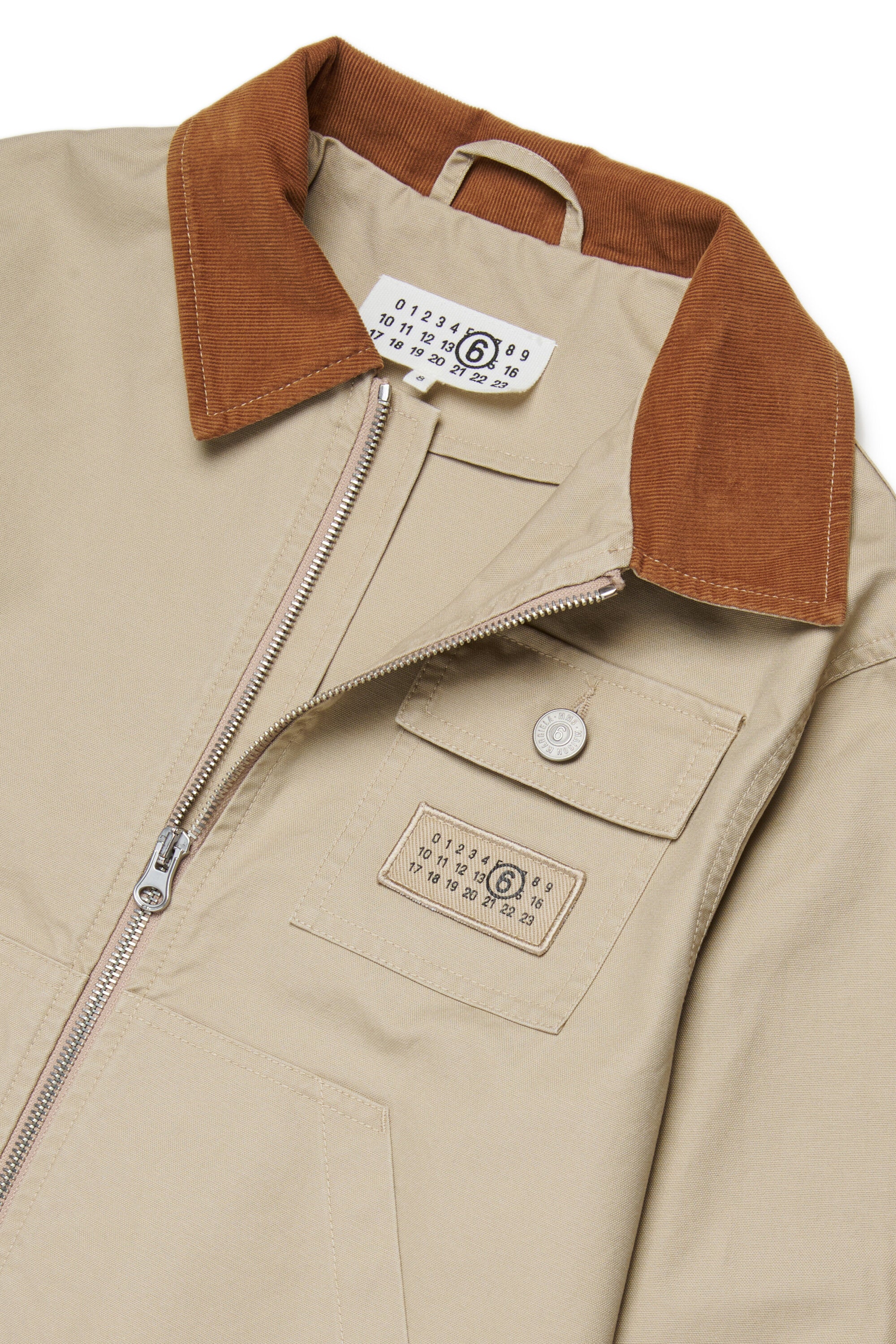 Giacca workwear con logo stampato