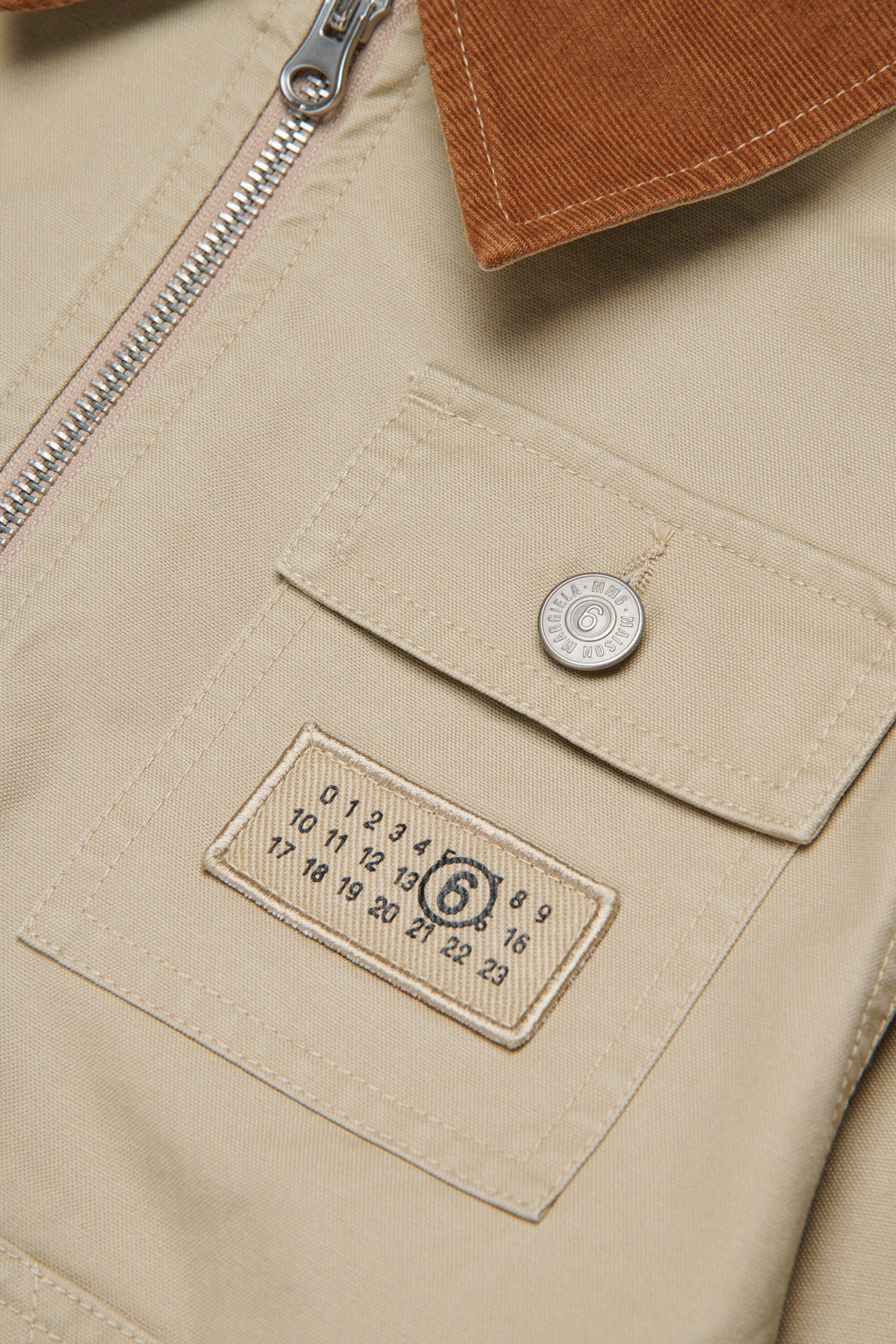 Chaqueta workwear con logo estampado