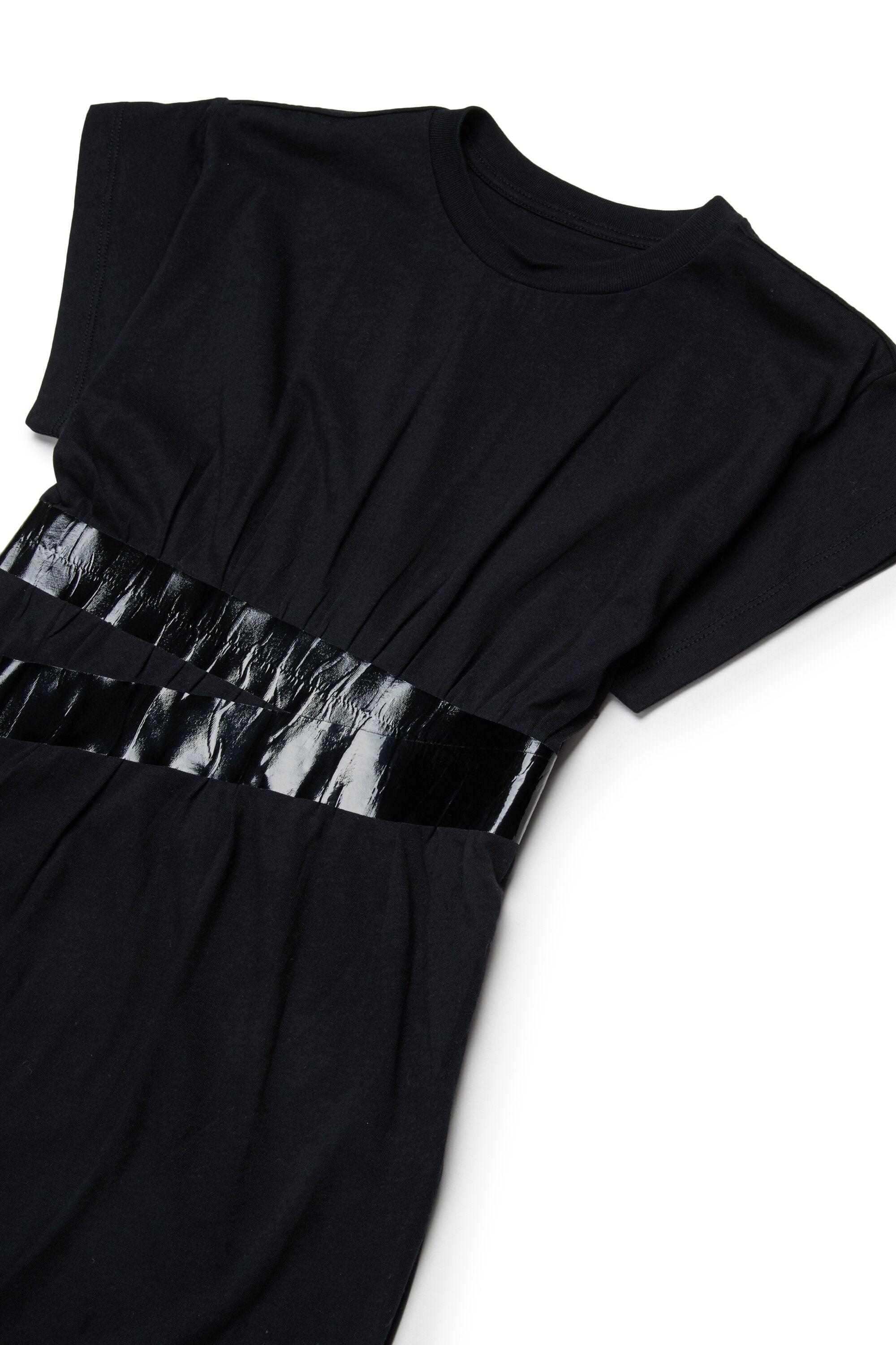 Abito t-shirt con cintura in vita