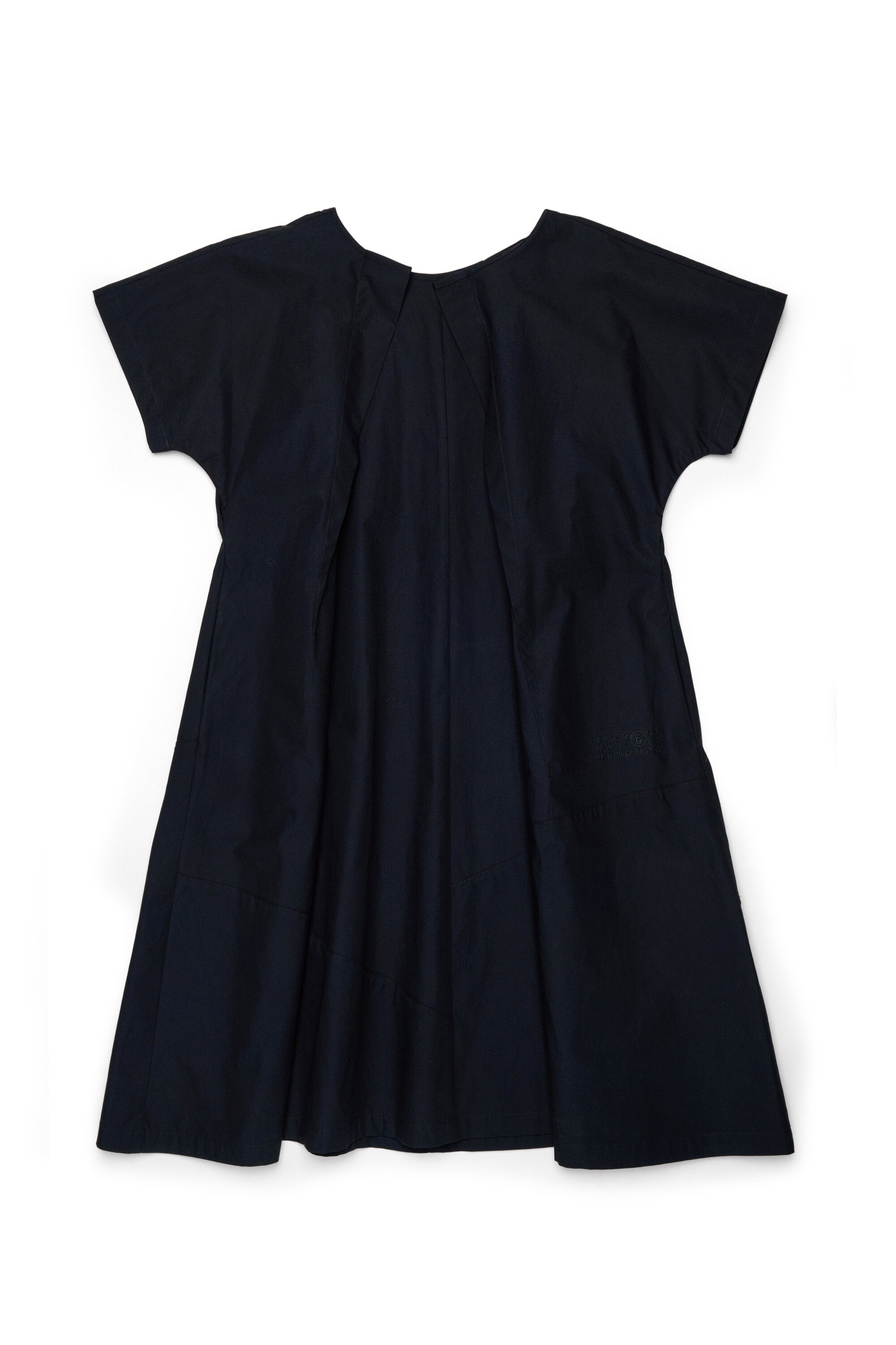 Short-sleeved dress with logo