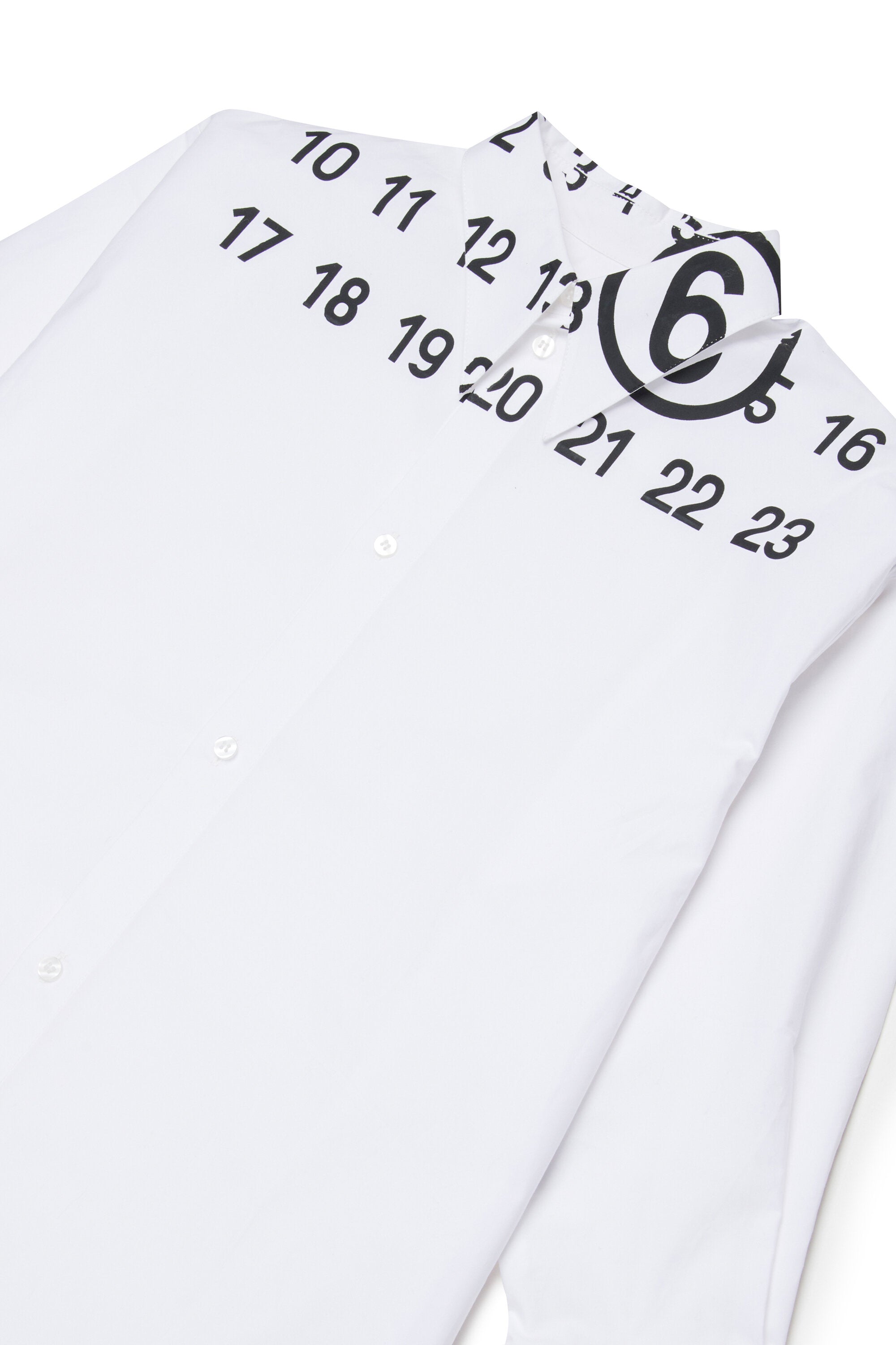 Abito a camicia con logo