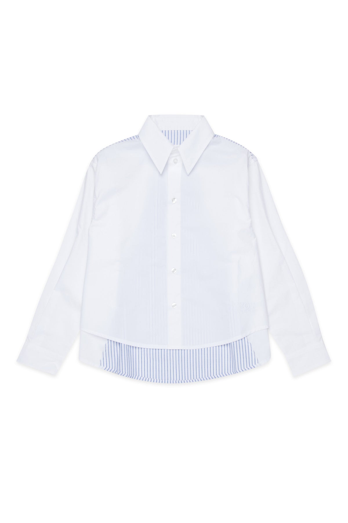 Camicia a righe maniche lunghe