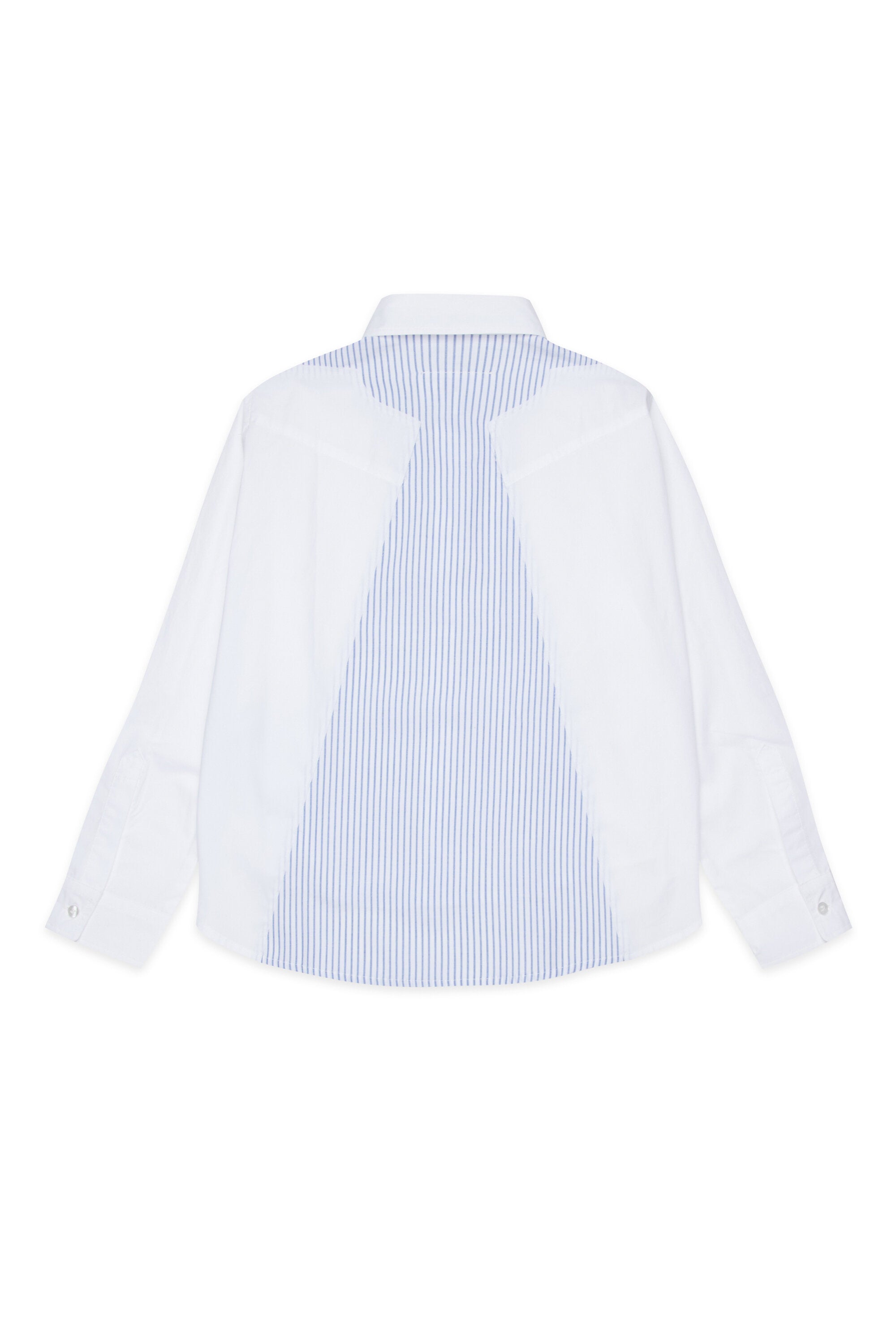 Camicia a righe maniche lunghe