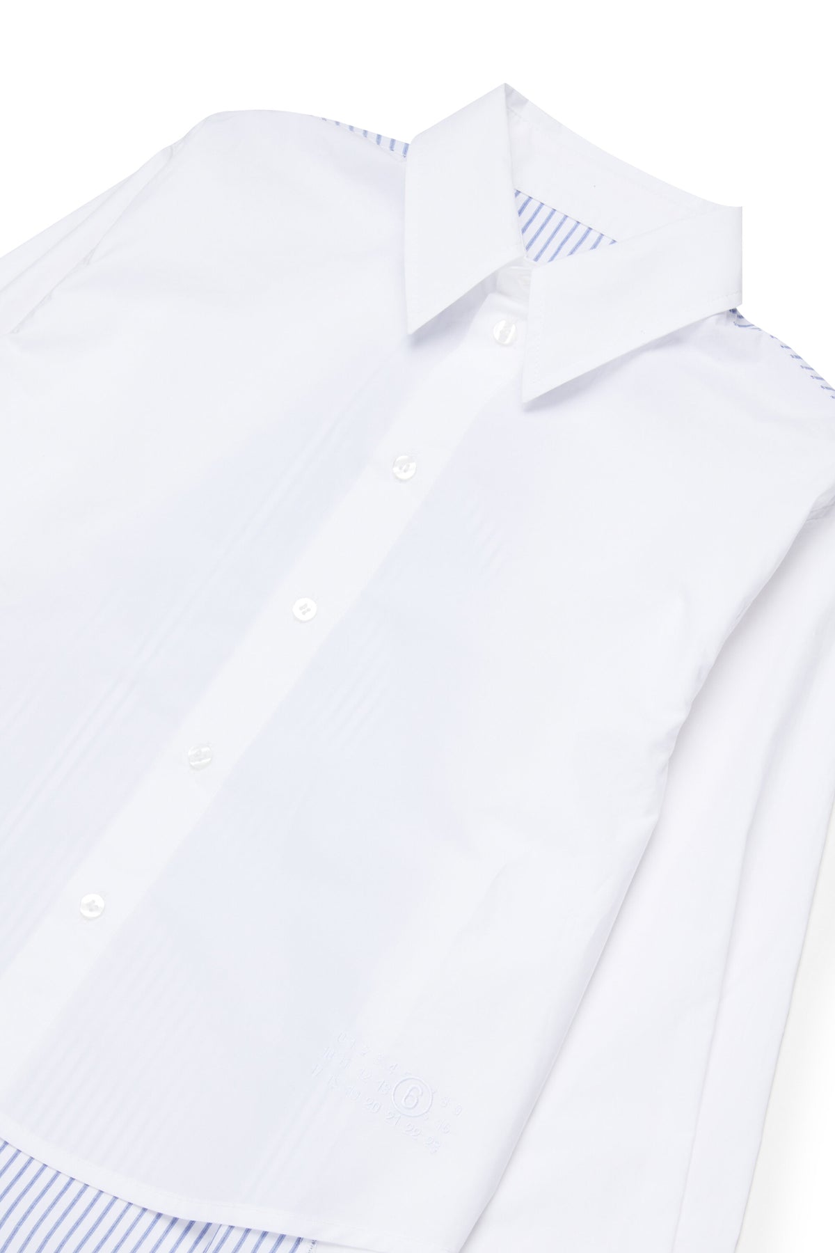Camicia a righe maniche lunghe