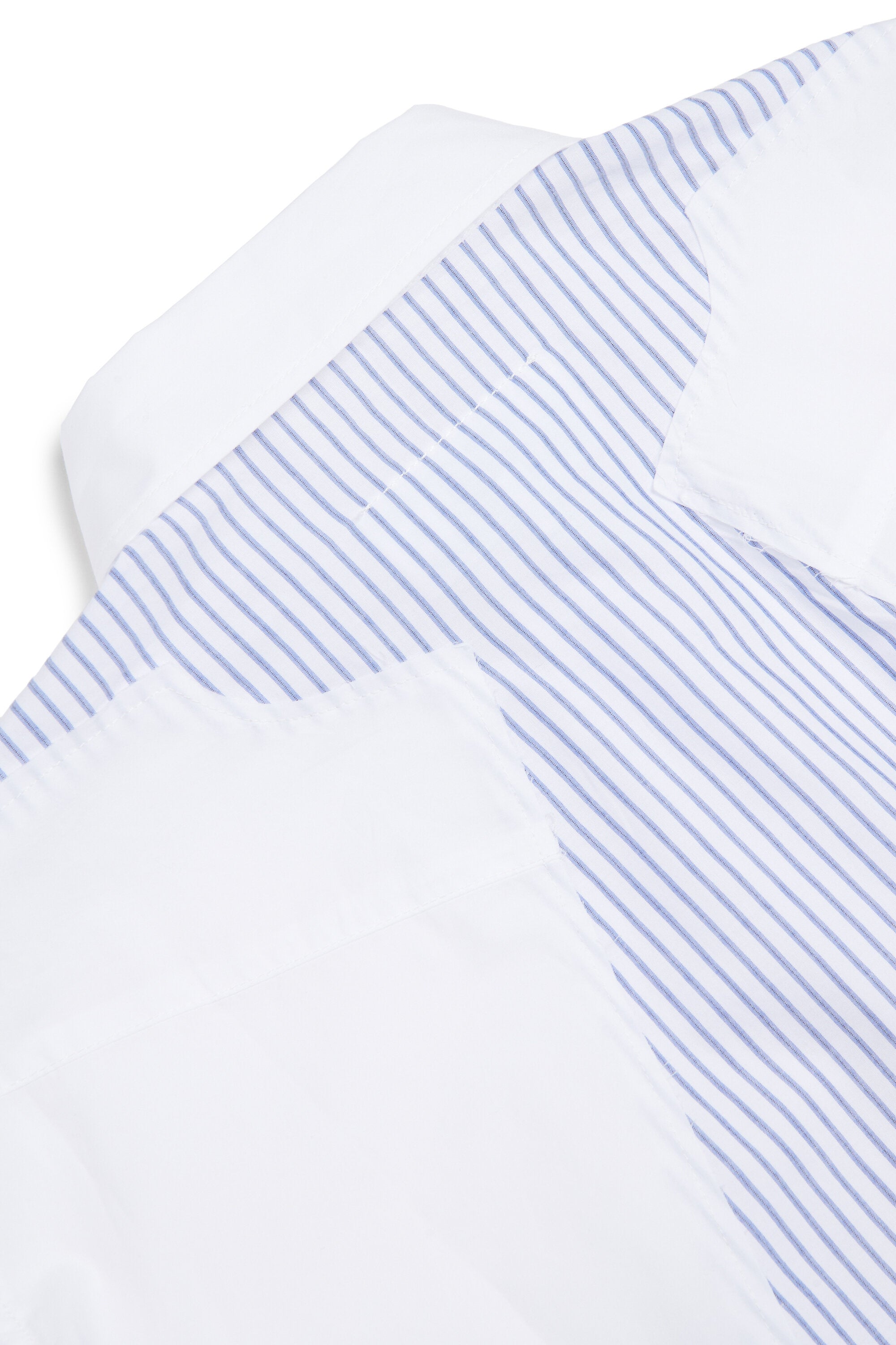 Chemise à rayures à manches longues