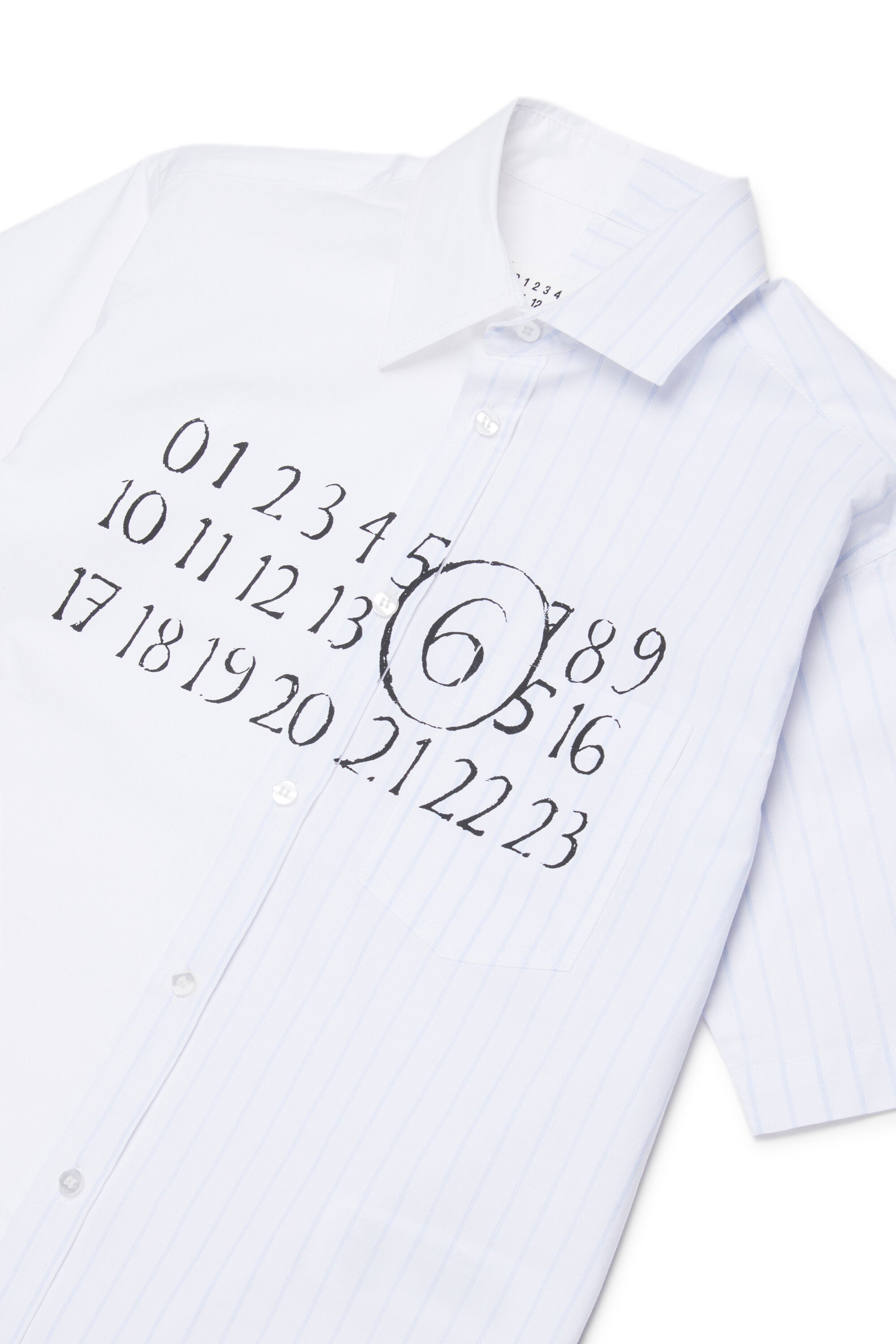 Chemise à manches courtes avec logo