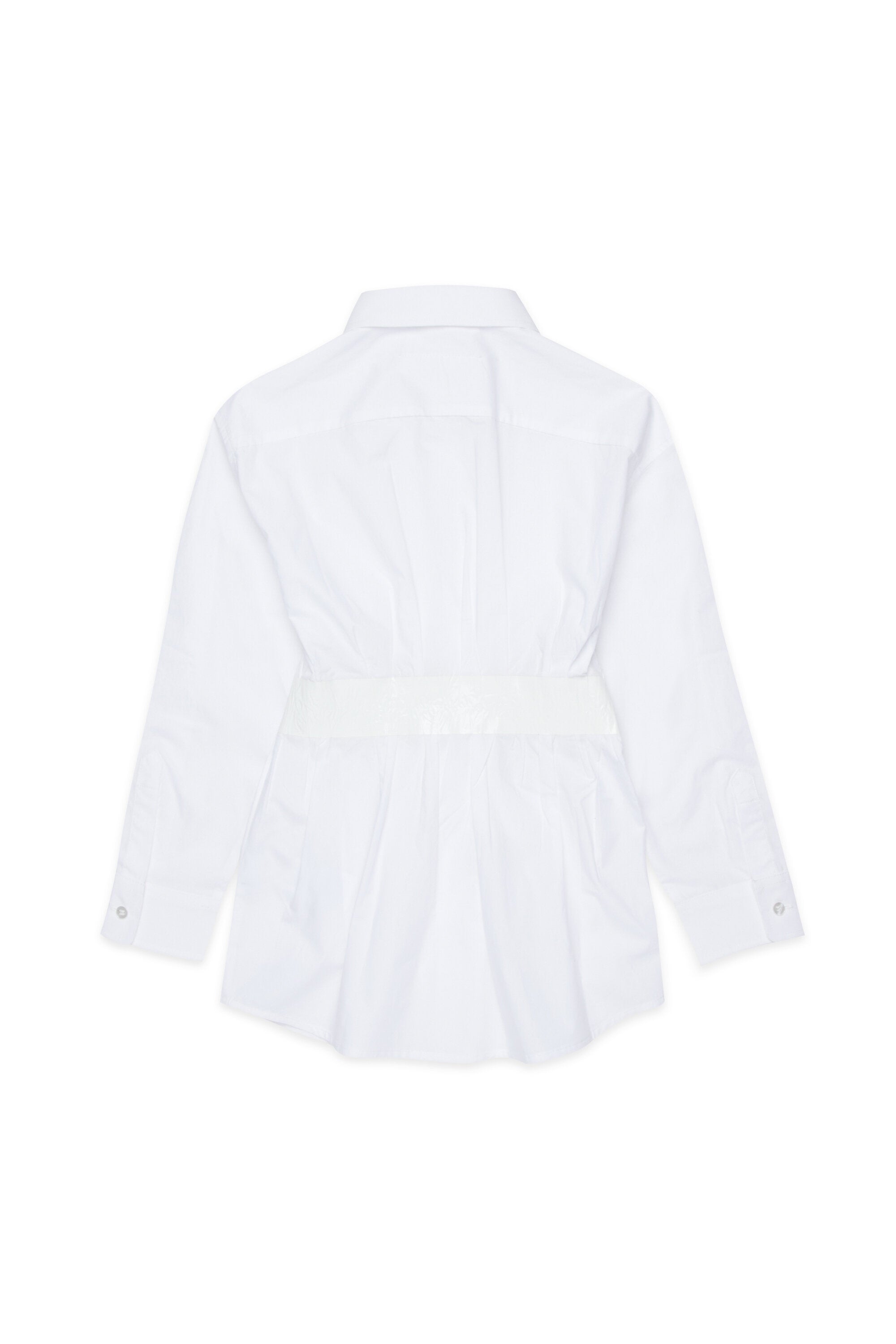 Camicia a manica lunga con cintura