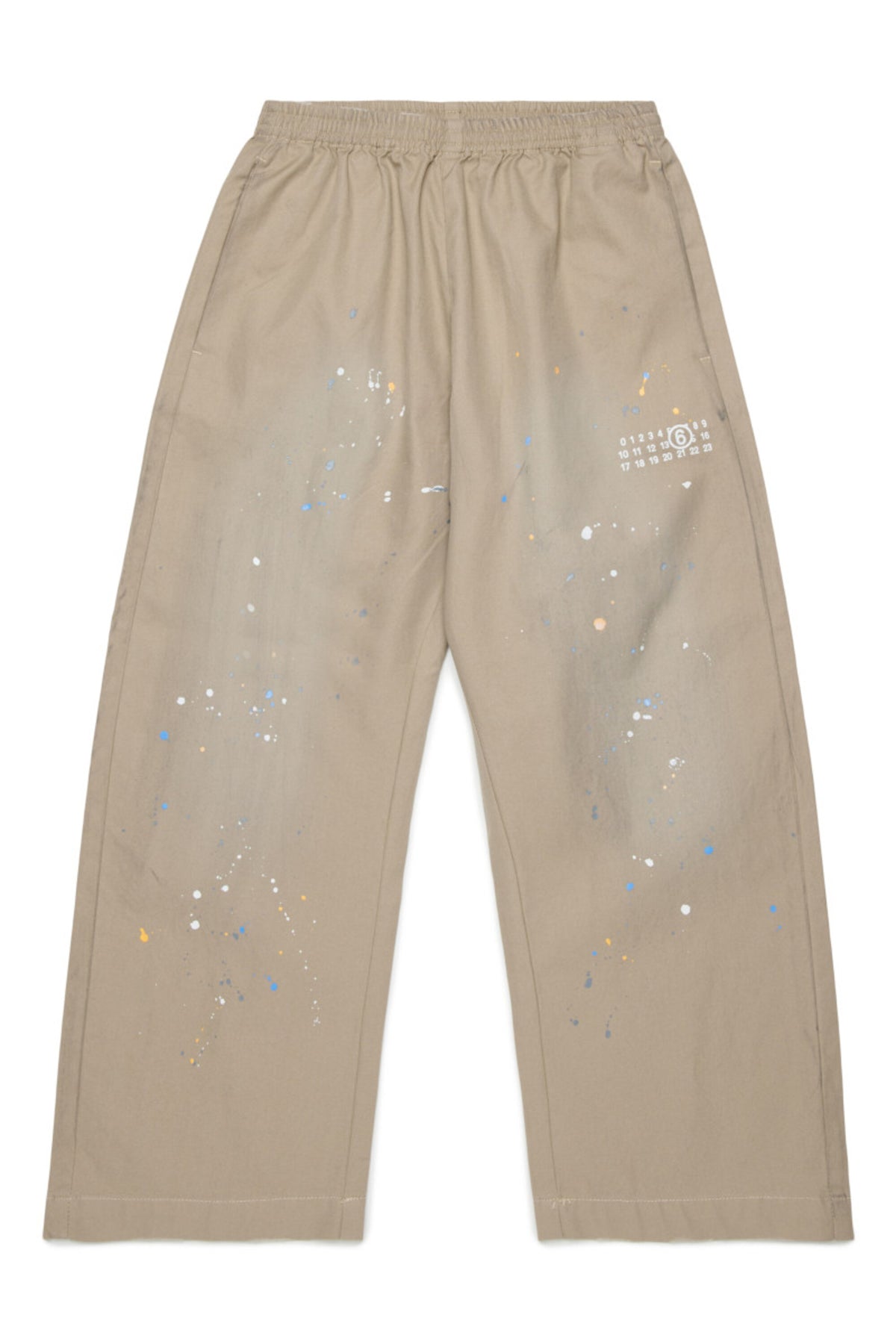 Chinohose mit Logo