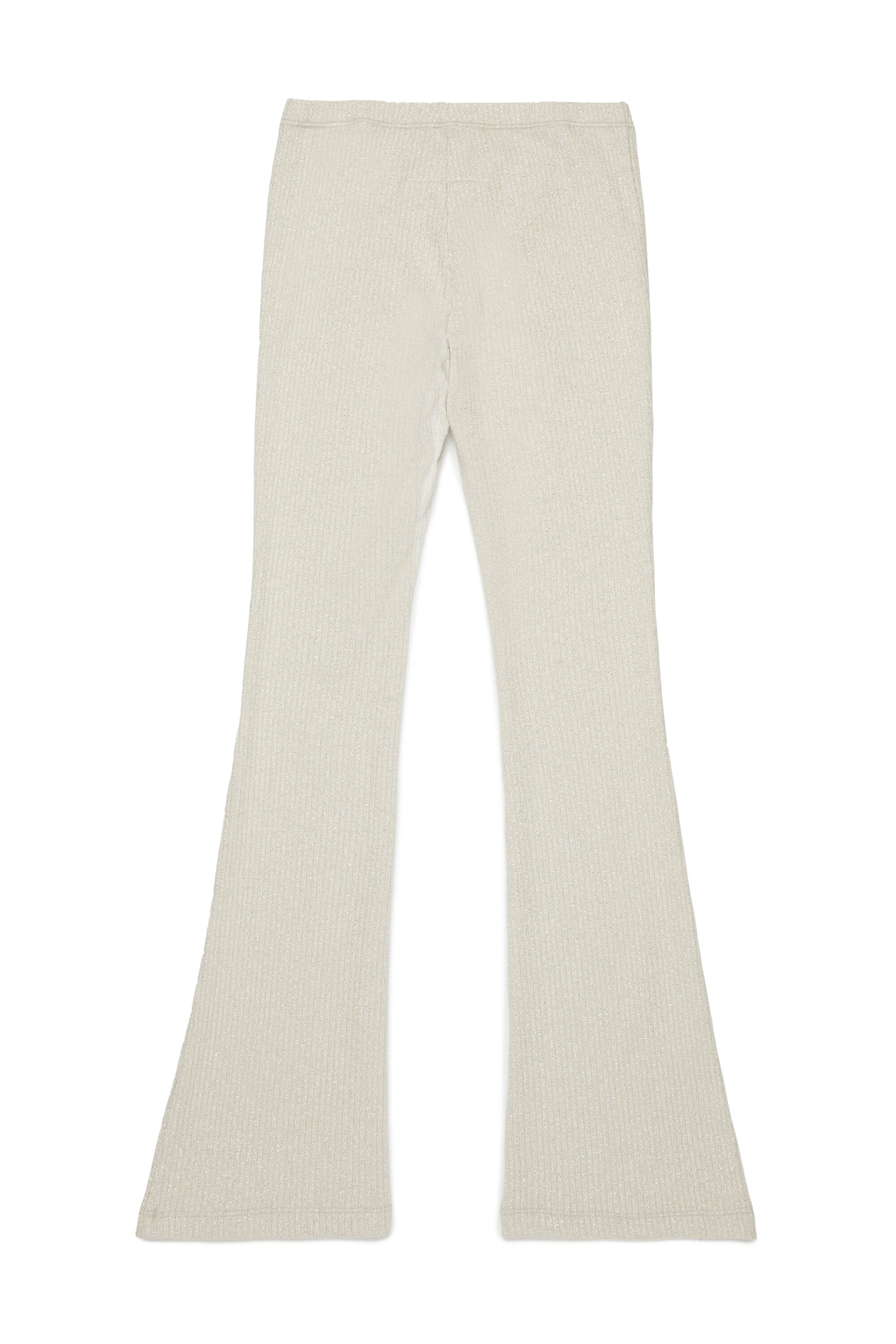 Pantaloni leggings flare con logo