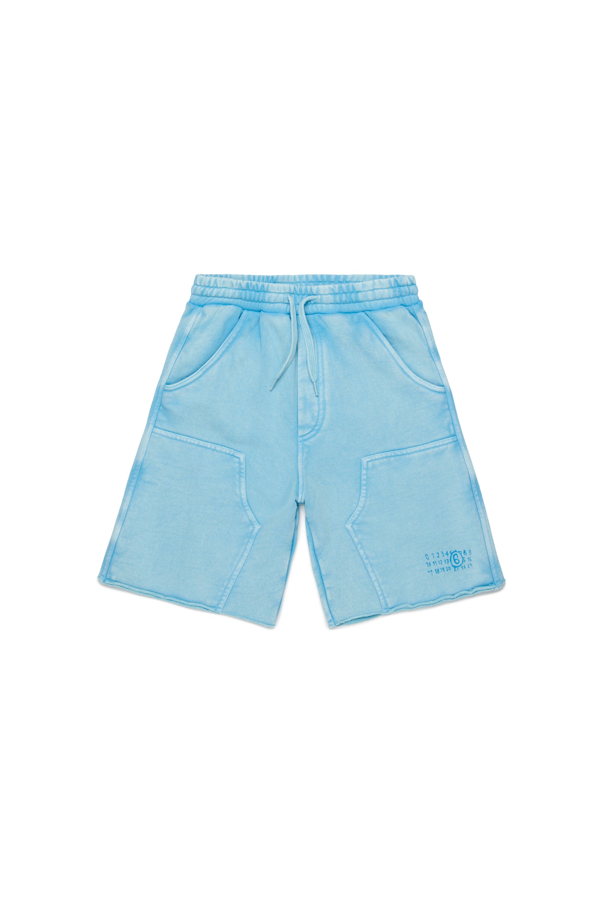 Shorts in felpa con logo