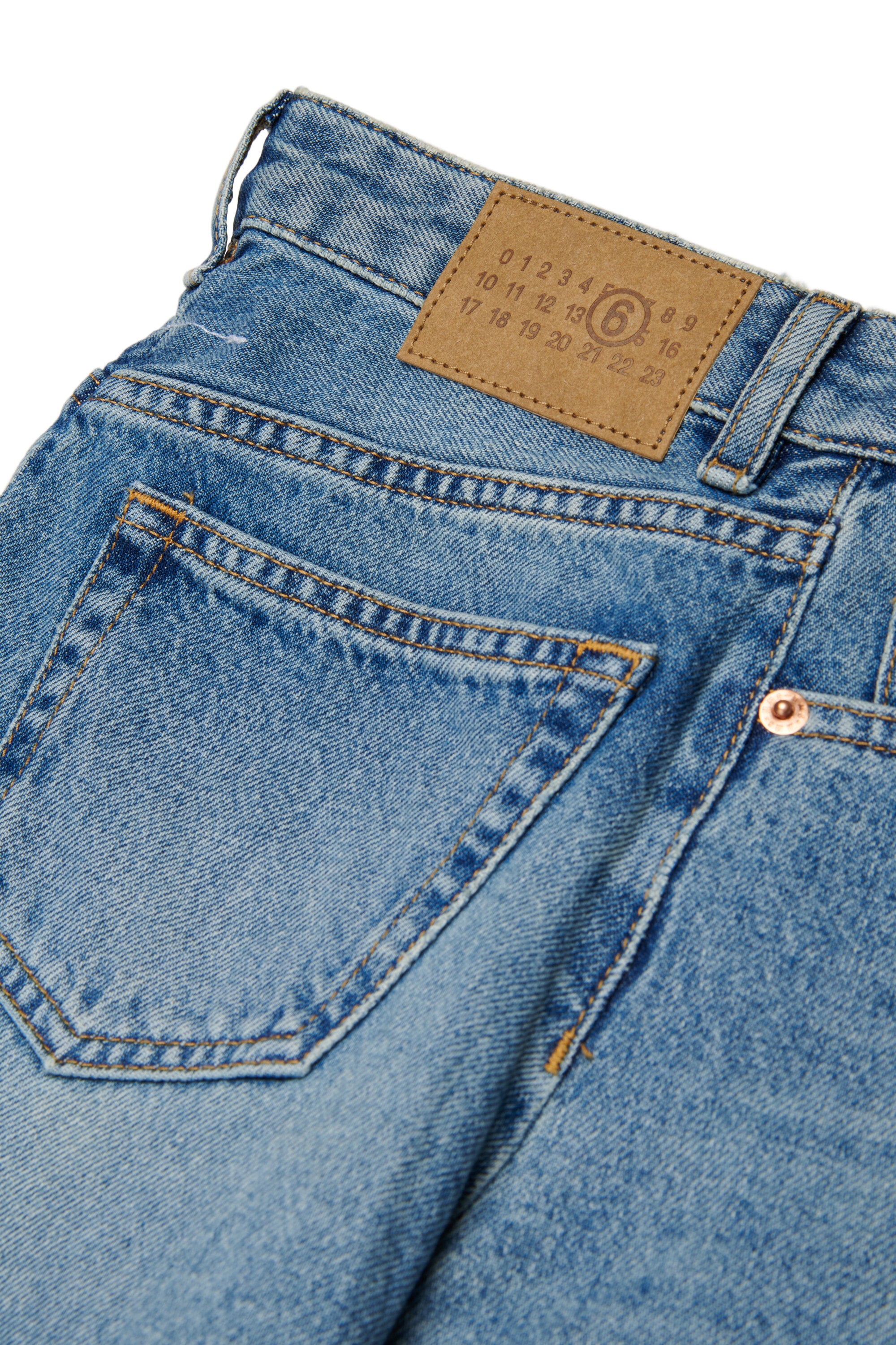 Jeans Regular Fit in hellblauer Waschung