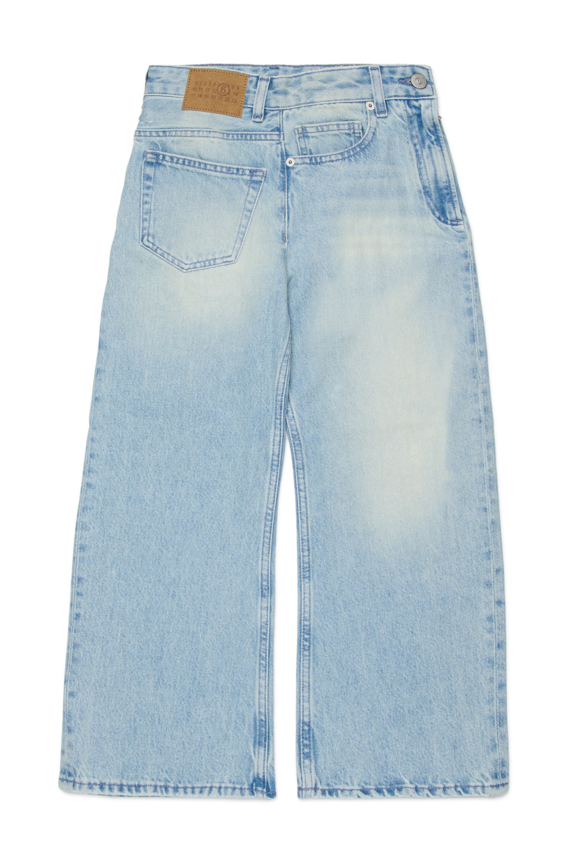 Jeans regular lavaggio blu chiaro
