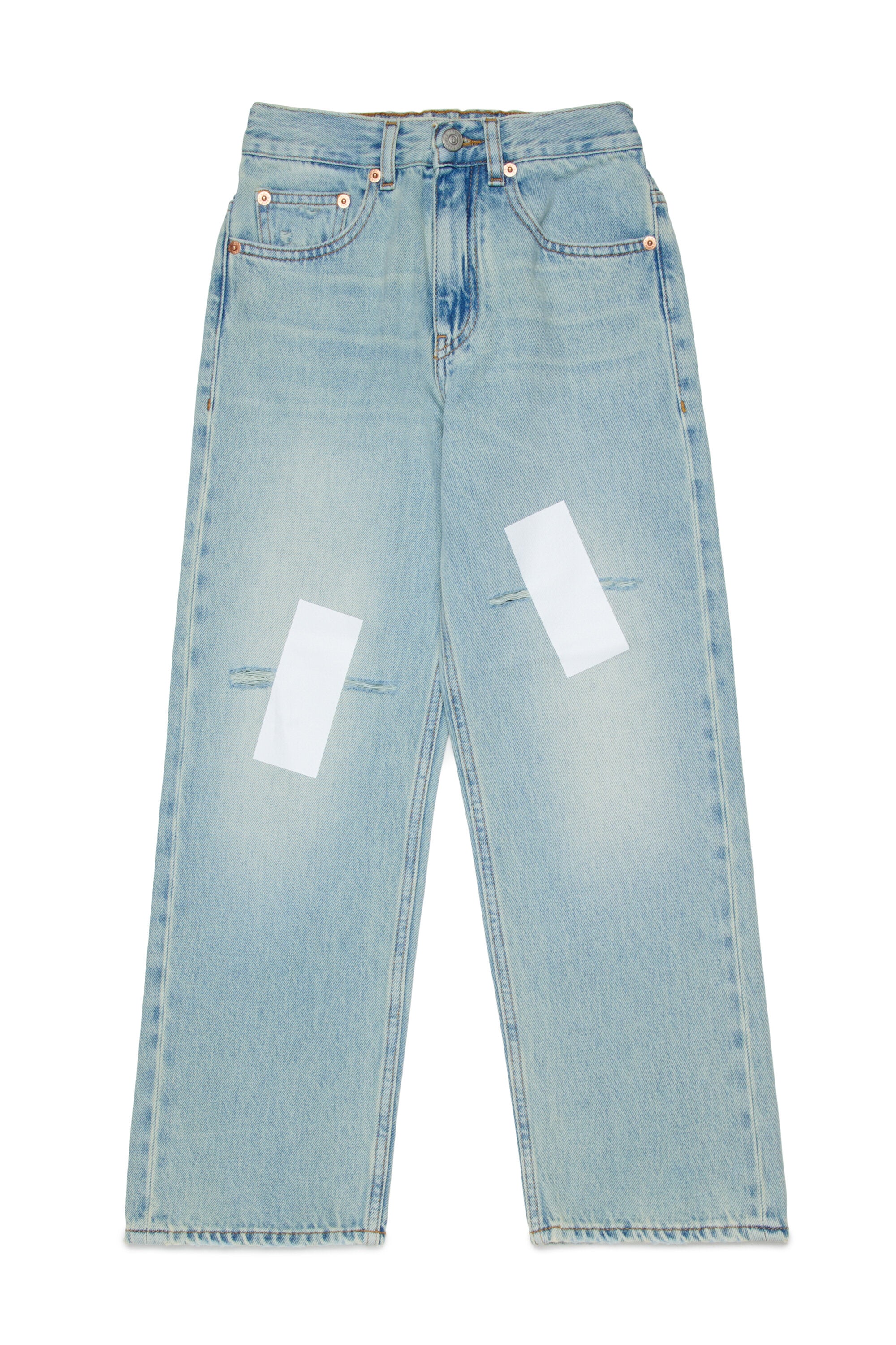Regular Jeans mit heller Waschung