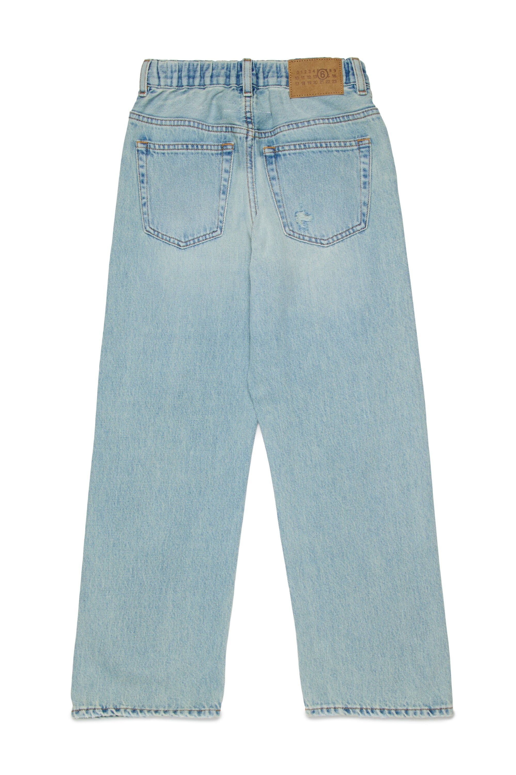 Jeans regular lavaggio blu chiaro
