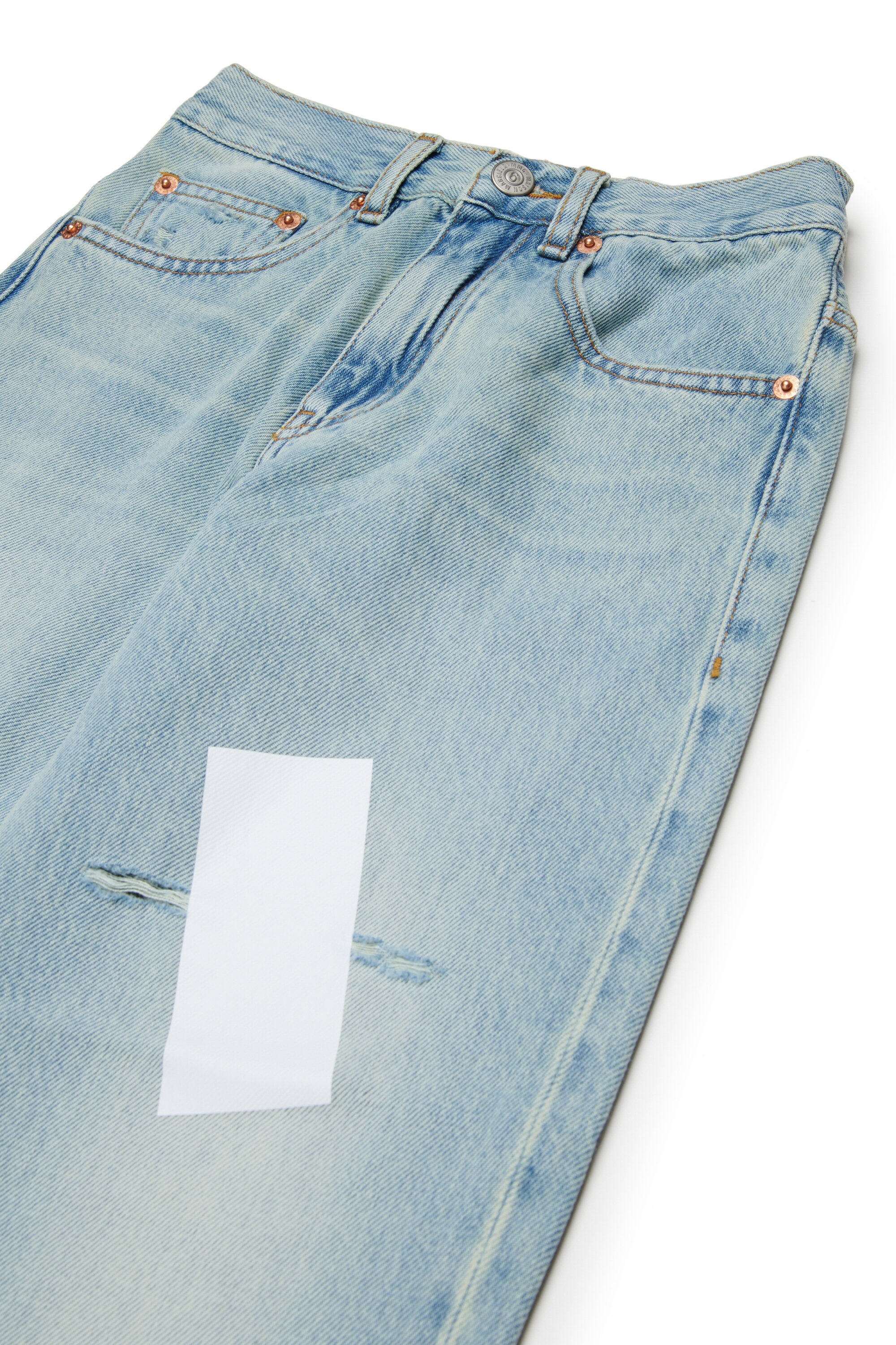 Regular Jeans mit heller Waschung