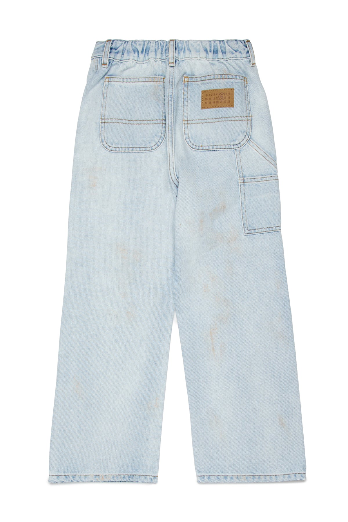 Relaxed Jeans in heller Waschung