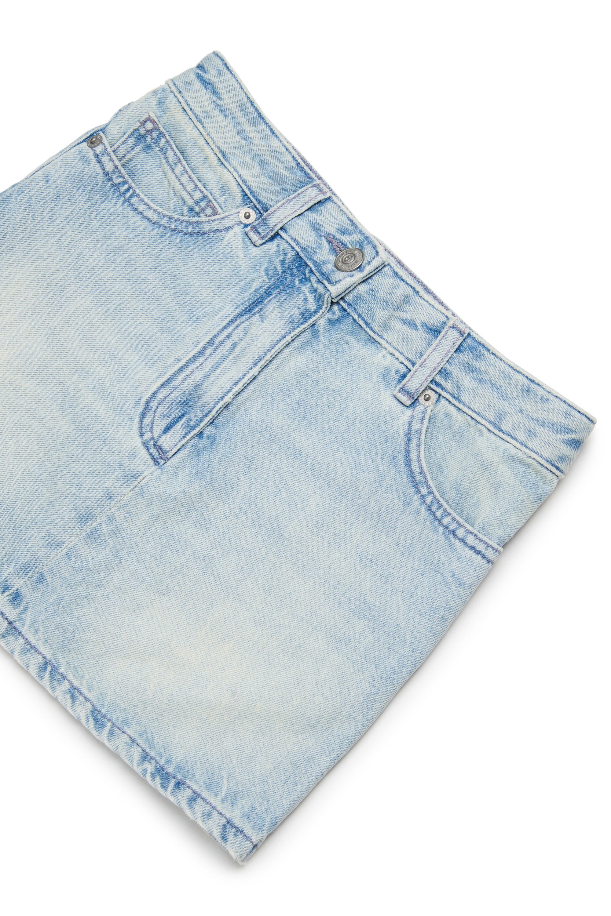 Fünf-Taschen-Jeansrock