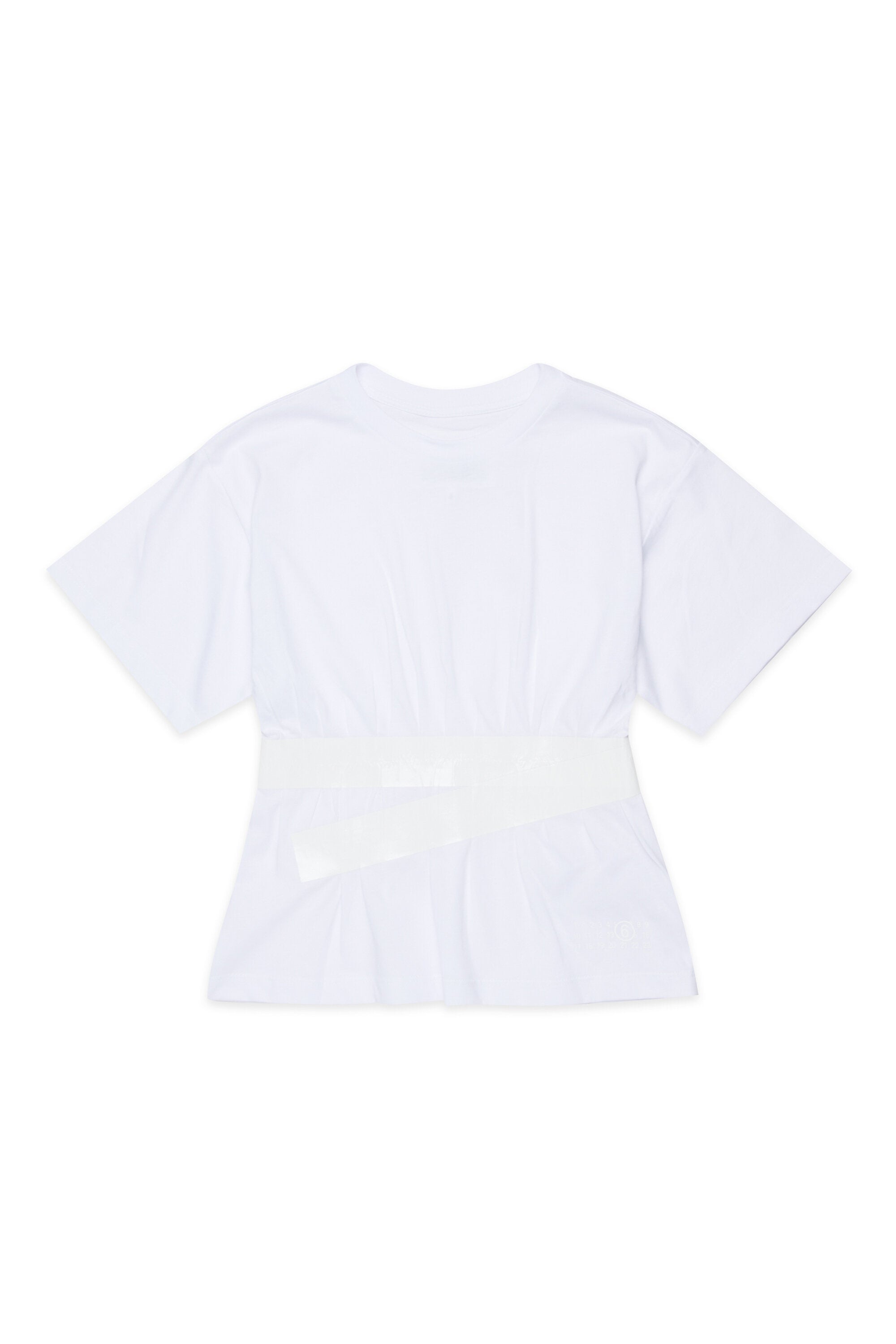 T-shirt with waist belt