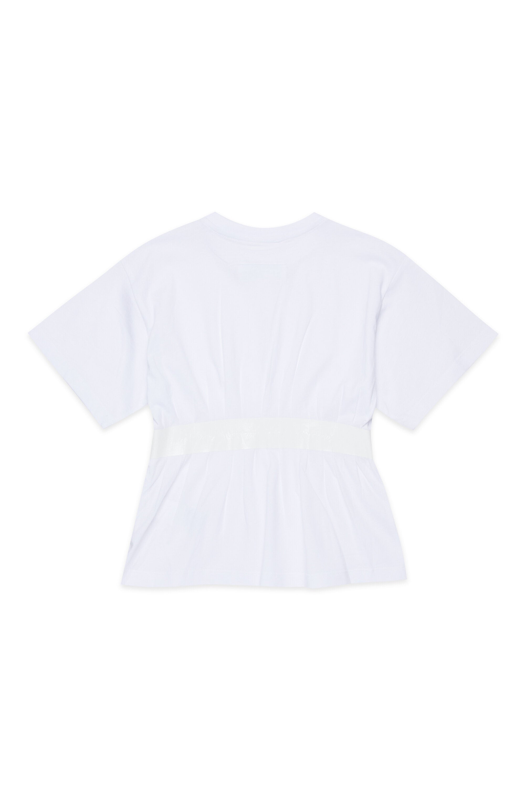 T-shirt con cintura in vita